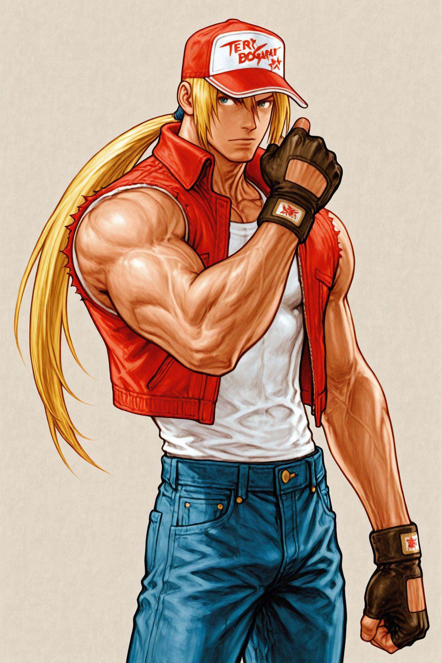 Terry Bogard,  solo,  1boy on Tensor.Art