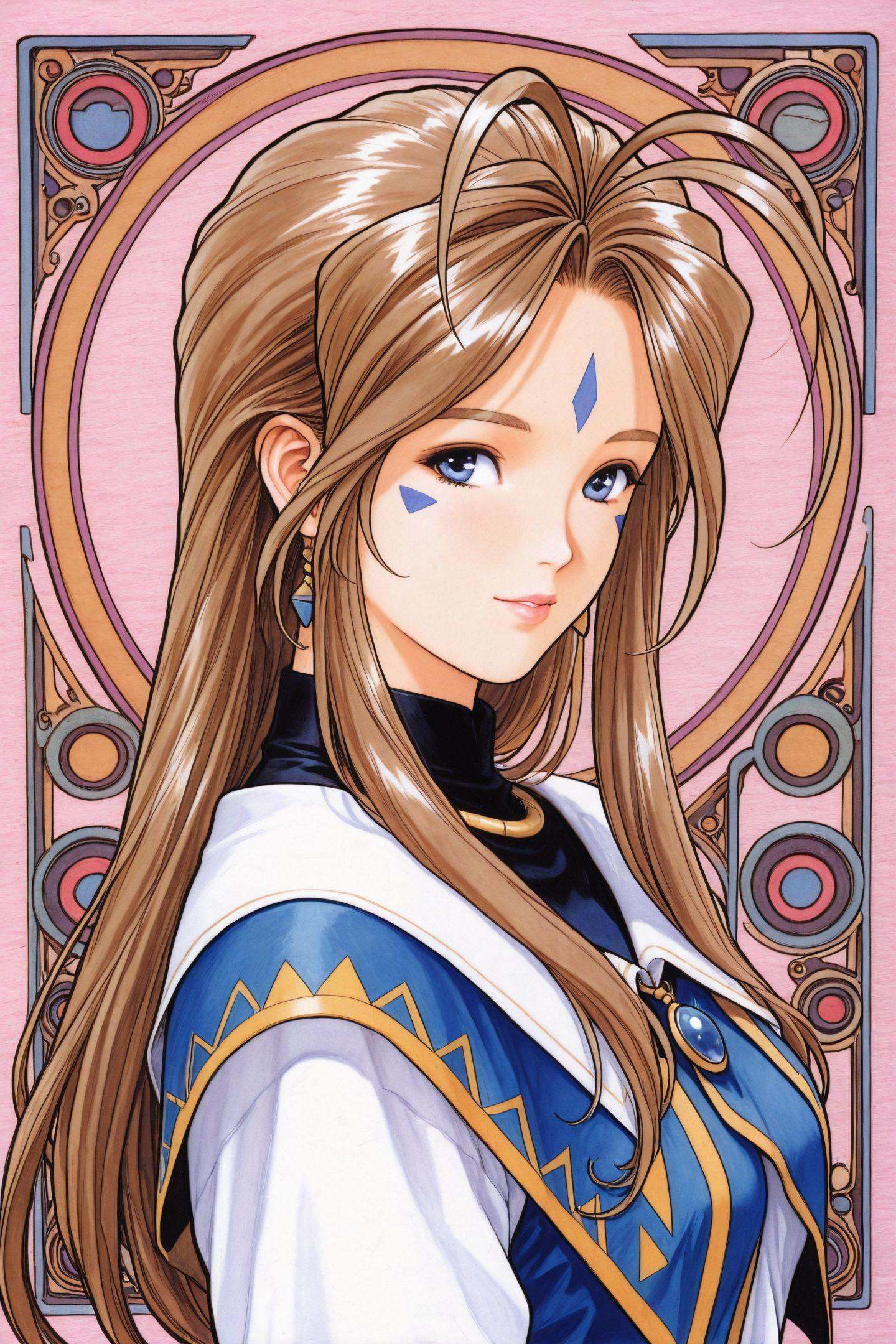 Comic Style,  Belldandy,  1girl on Tensor.Art