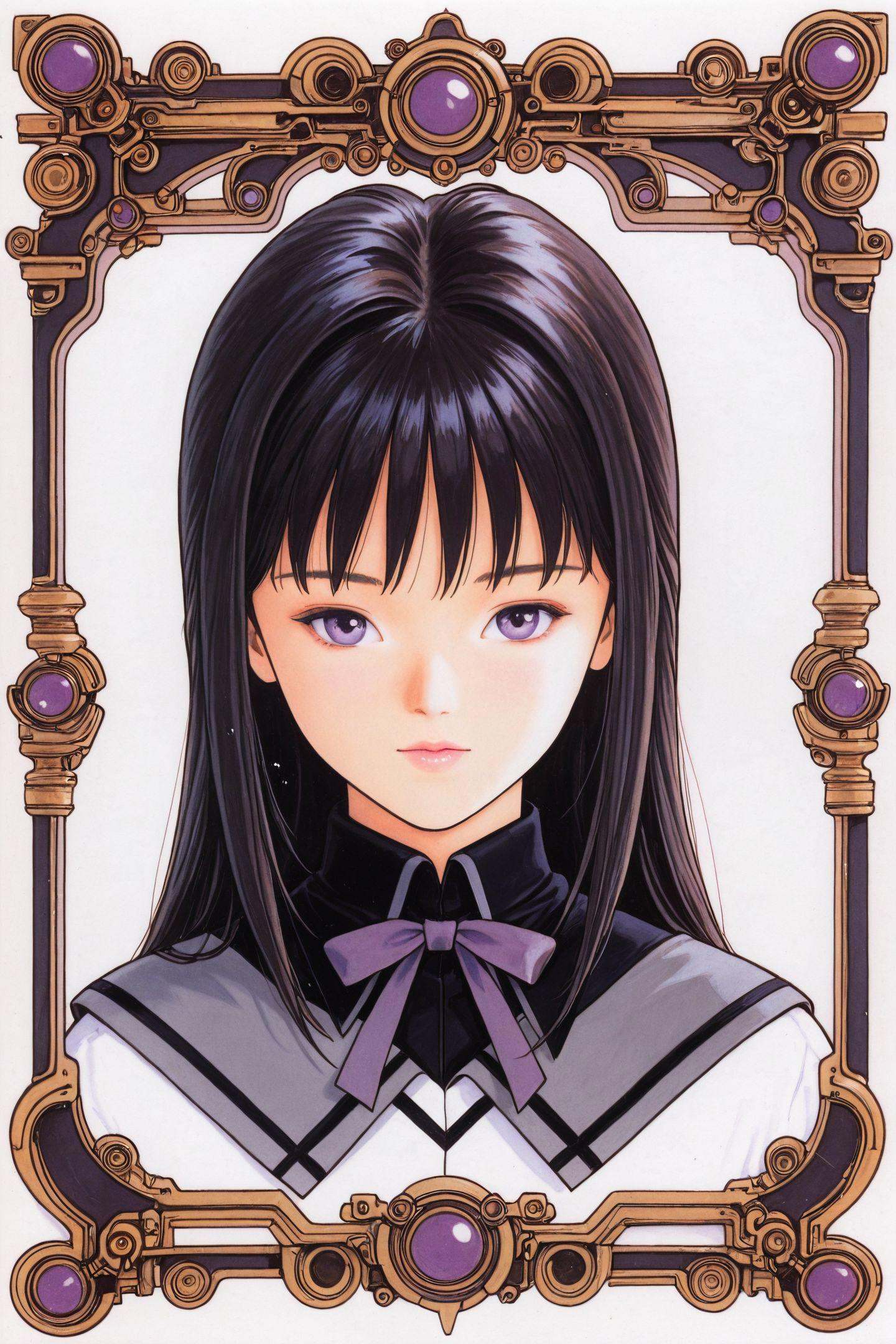 Comic Style,  Akemi Homura,  1girl on Tensor.Art