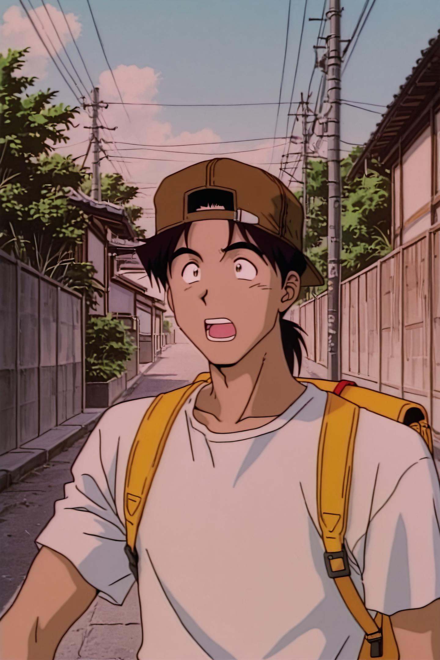 Kintaro Oe,  backpack,  1boy on Tensor.Art