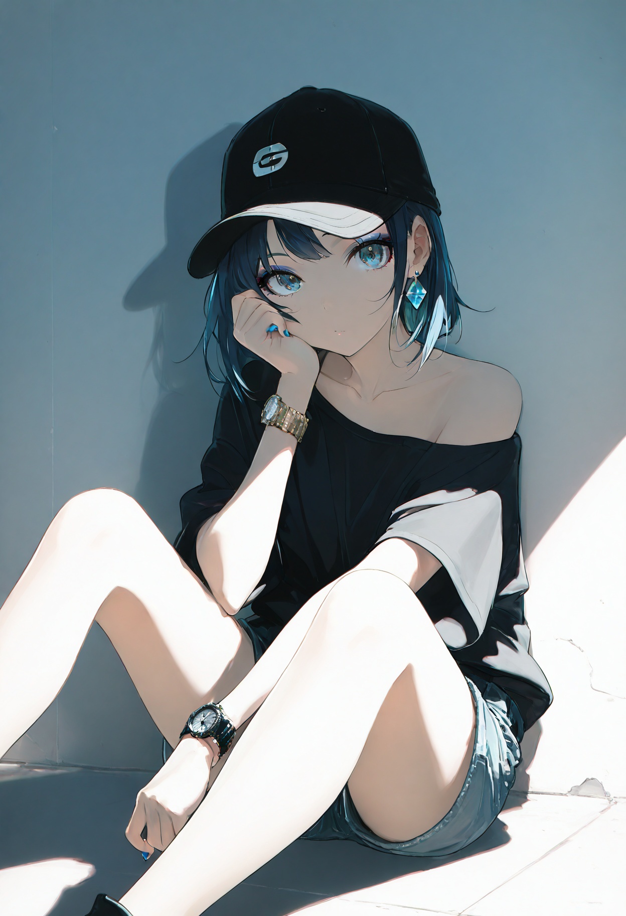 1girl,  solo,  hat on Tensor.Art