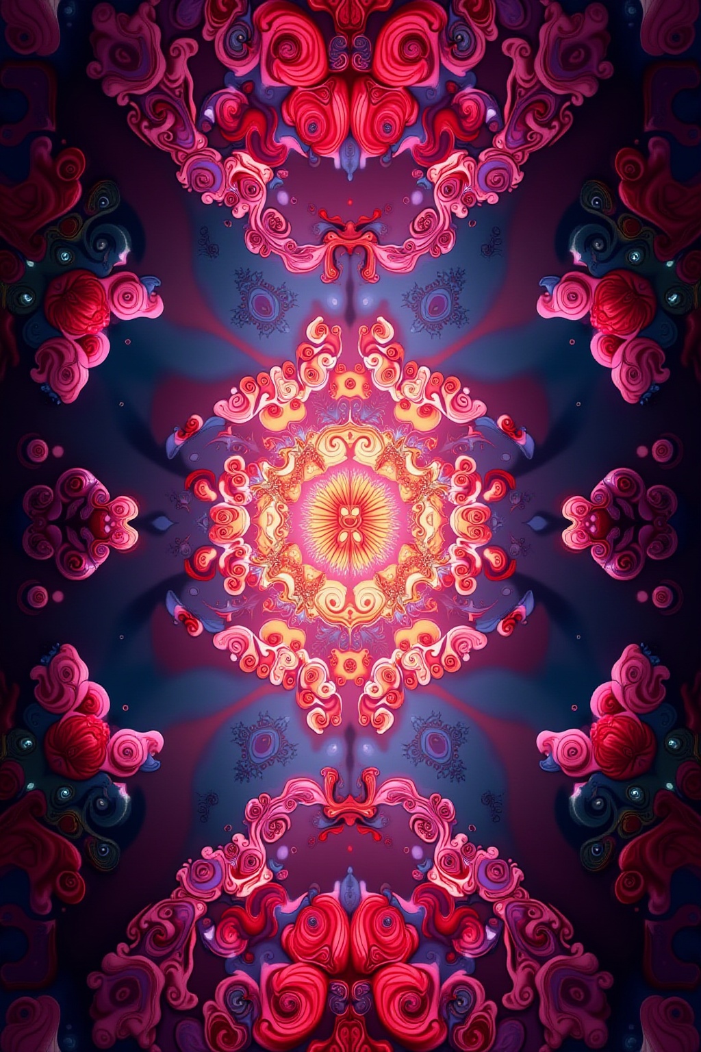 p@tt3rns,  A mesmerizing still image capturing an intricately designed patten. The pattern,  with its symmetrical arrangem...