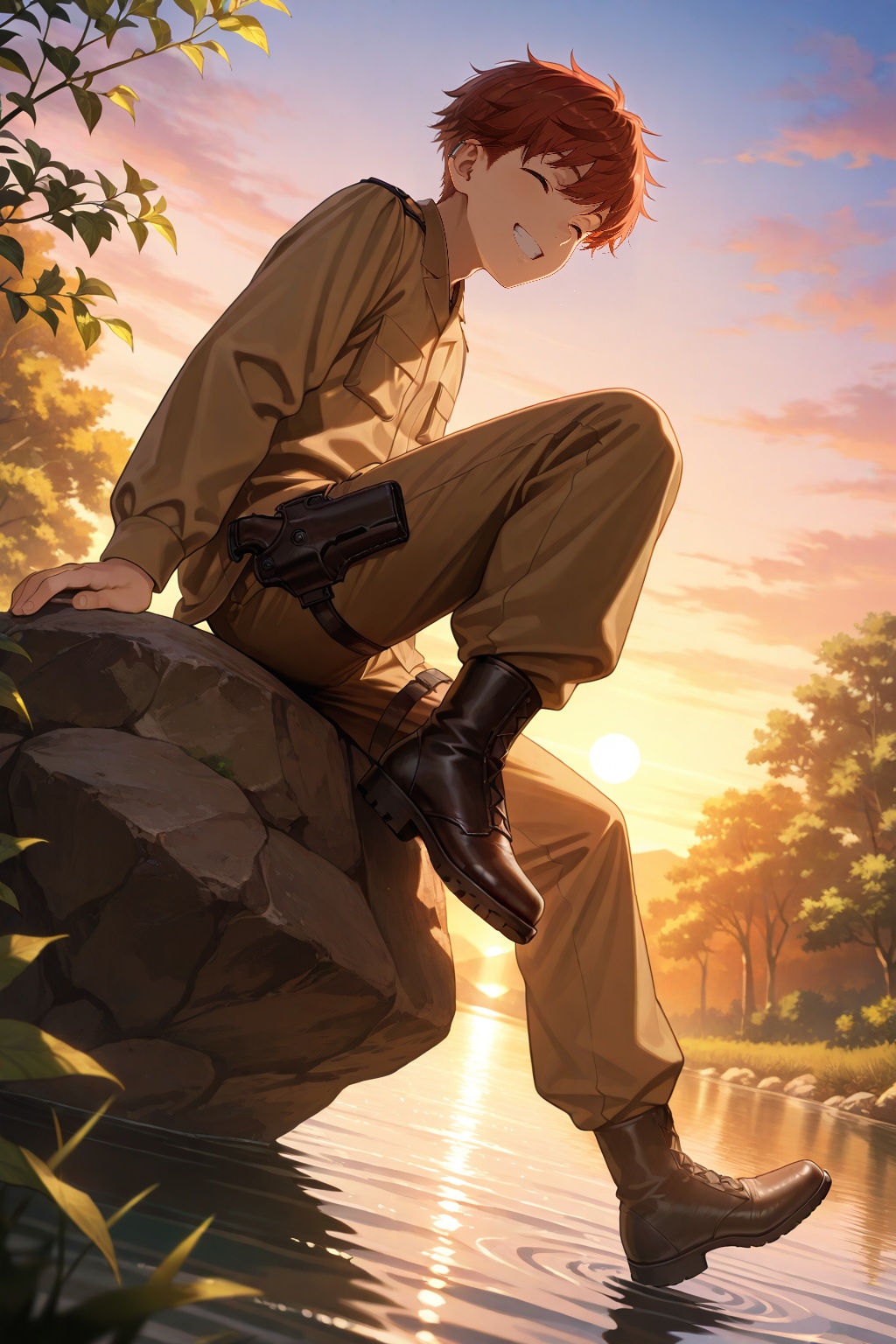 1boy,  solo,  male focus on Tensor.Art