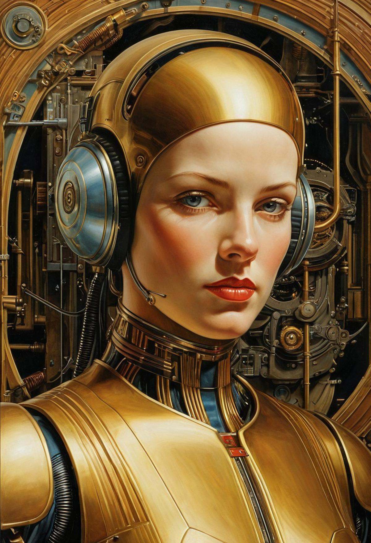 Art by style of Grant Wood style. smooth image,  •overlay light ,  high contrast on Tensor.Art