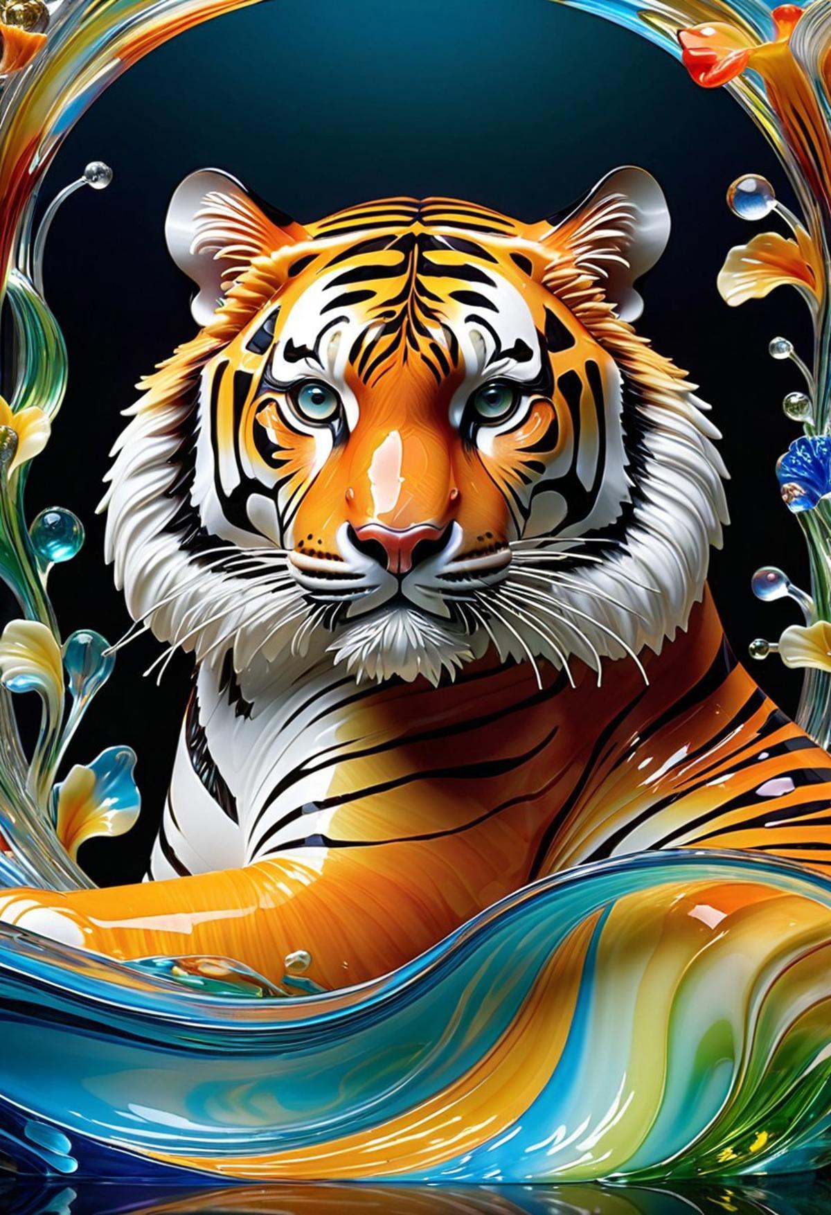 imagine a World Morph made out of [liquid multicolored Murano art glass]. When you use these images to train a LoRA,  it a...