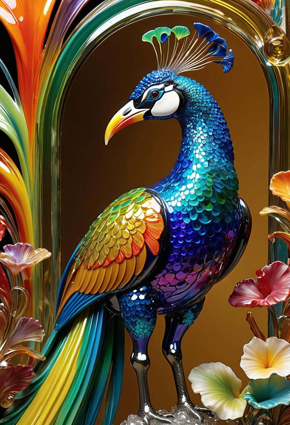 imagine a World Morph made out of [liquid multicolored Murano art glass]. When you use these images to train a LoRA,  it a...