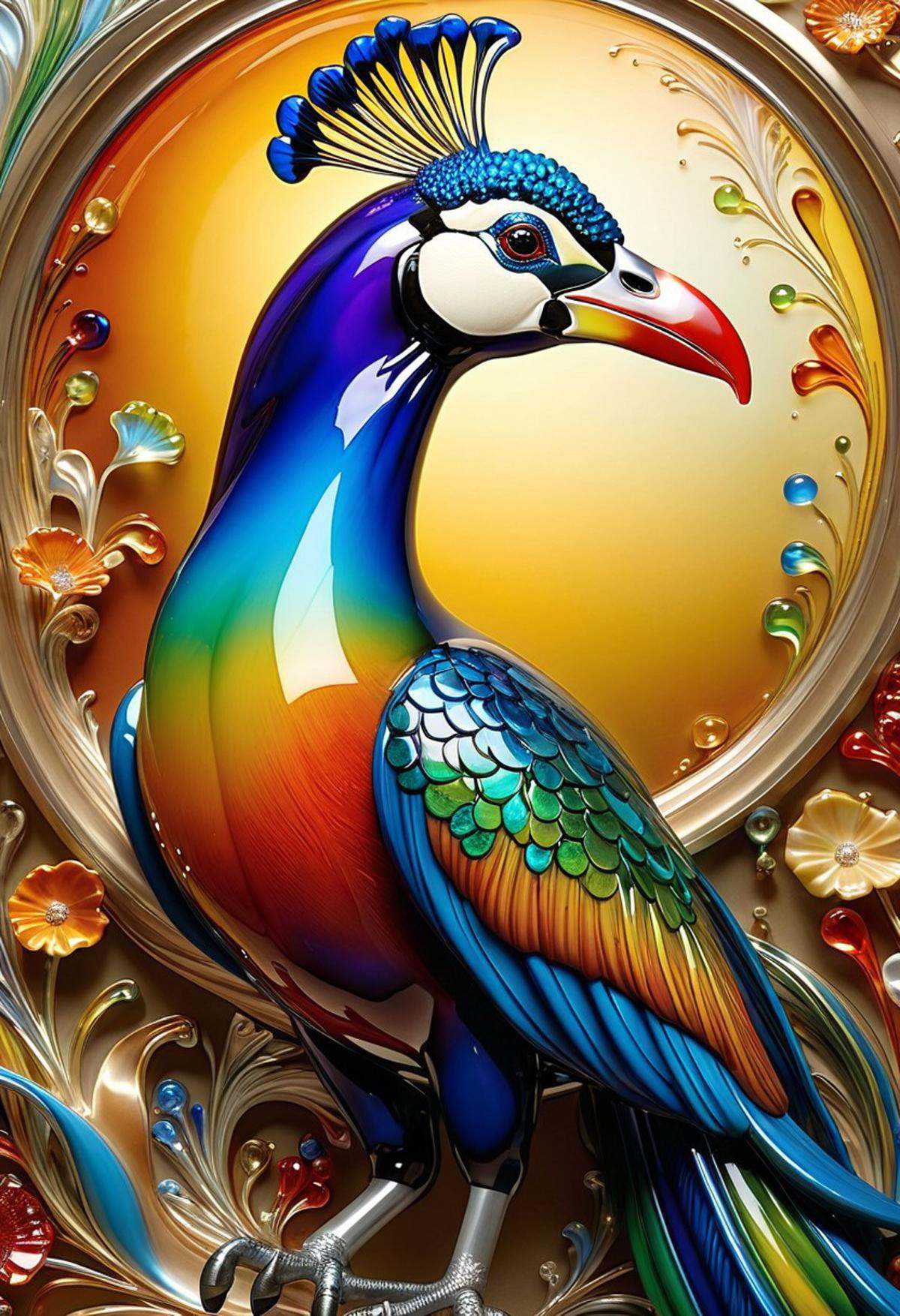 imagine a World Morph made out of [liquid multicolored Murano art glass]. When you use these images to train a LoRA,  it a...