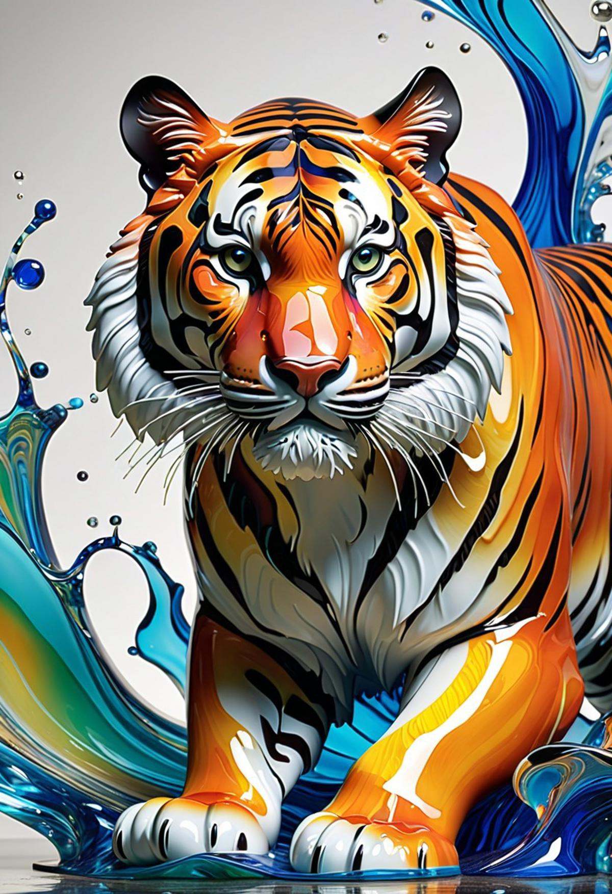 imagine a World Morph made out of [liquid multicolored Murano art glass]. When you use these images to train a LoRA,  it a...