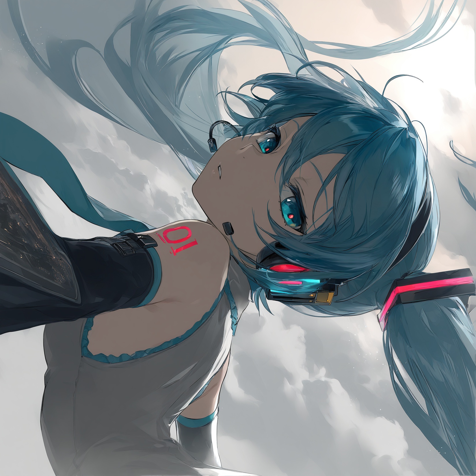 1girl,  aqua eyes,  blue eyes on Tensor.Art