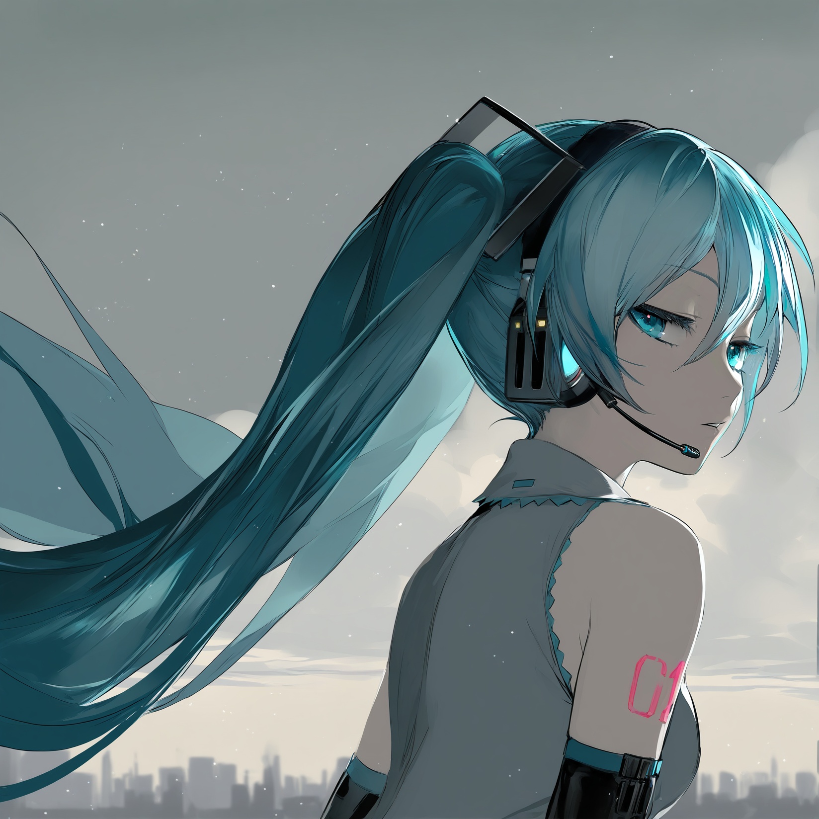 1girl,  aqua eyes,  blue eyes on Tensor.Art