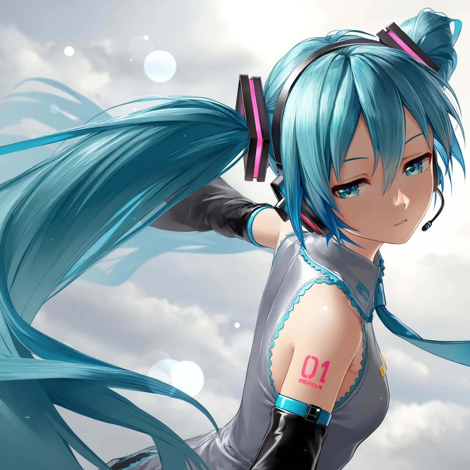 1girl,  aqua eyes,  blue eyes on Tensor.Art