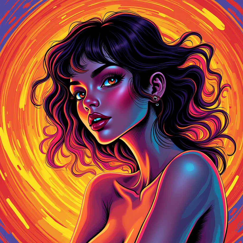 p@tt3rns,  vibrant colors,  high-energy on Tensor.Art