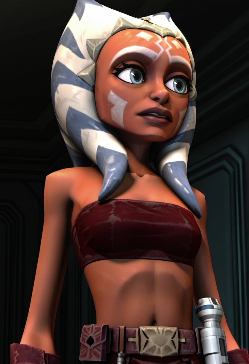 ahsoka_tano,  1girl,  female focus on Tensor.Art