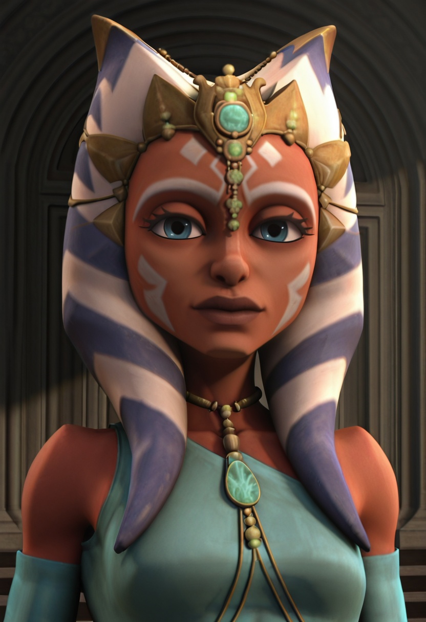 ahsoka_tano,  togruta,  lekku on Tensor.Art