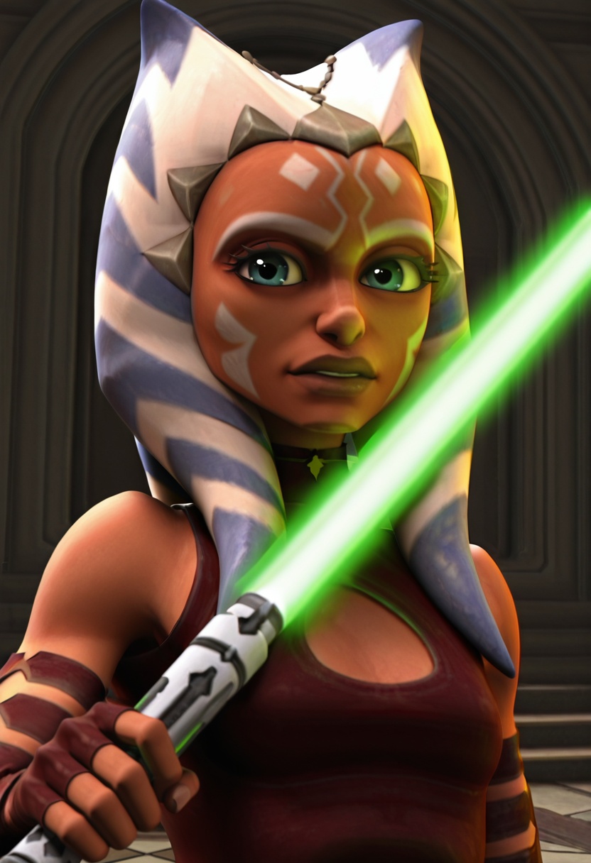 ahsoka_tano,  togruta,  lekku on Tensor.Art