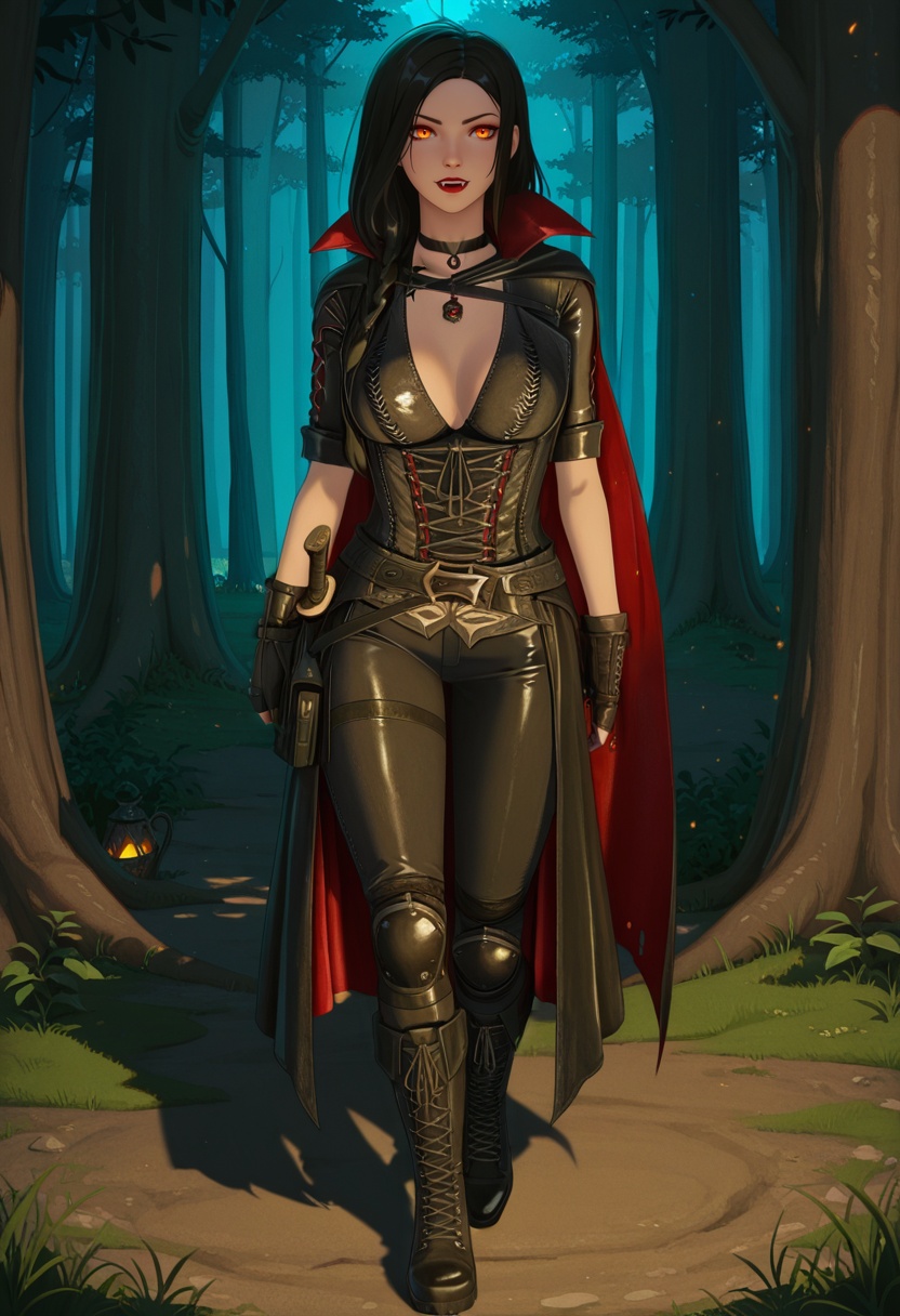 Serana_Volkihar,  1girl,  female focus on Tensor.Art