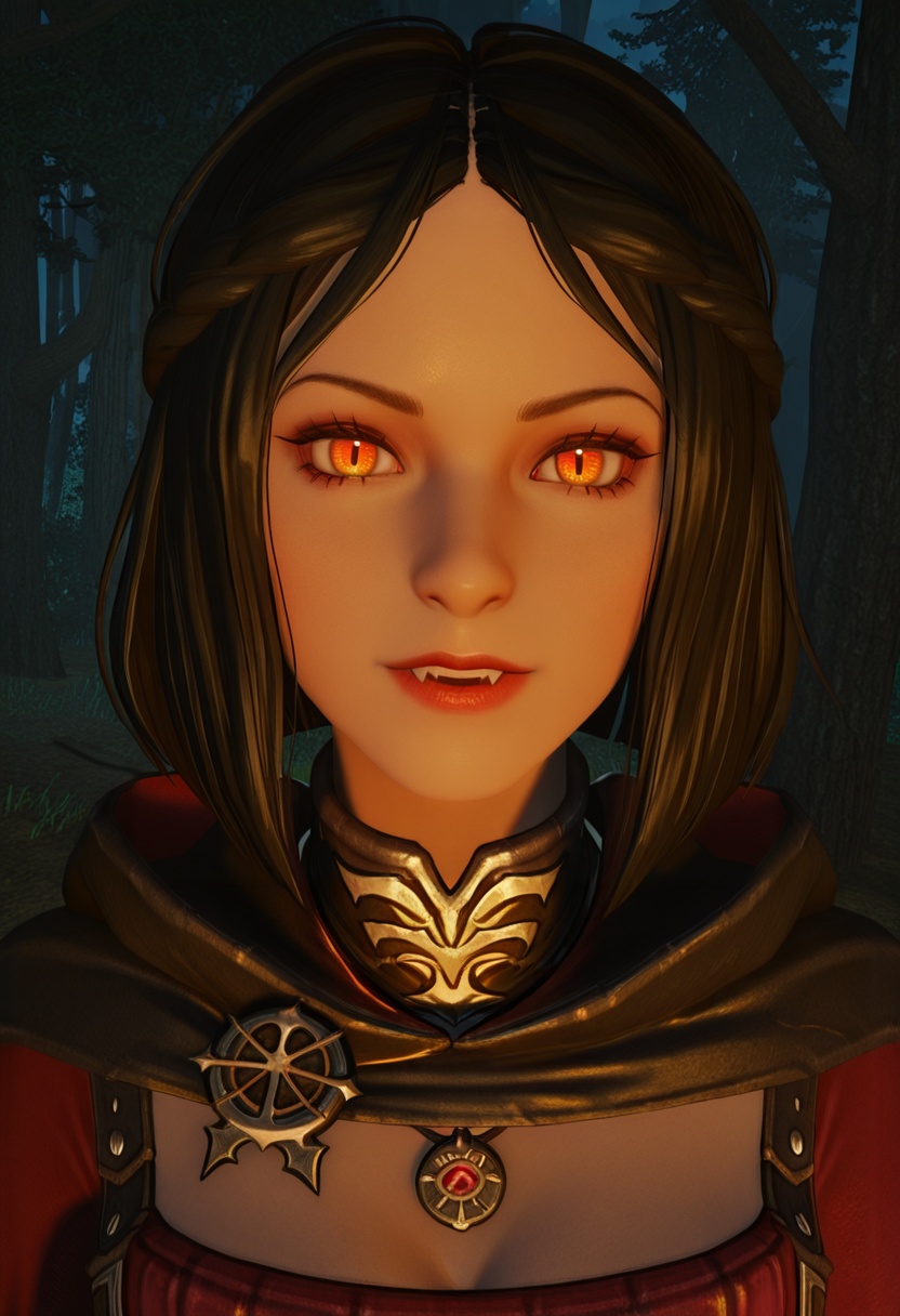 Serana_Volkihar,  1girl,  female focus on Tensor.Art