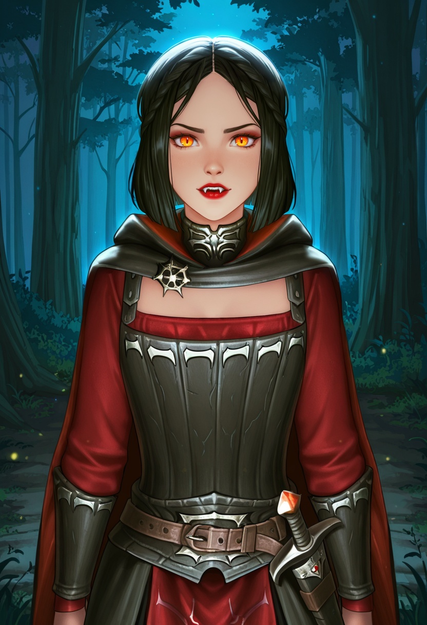 Serana_Volkihar,  1girl,  female focus on Tensor.Art