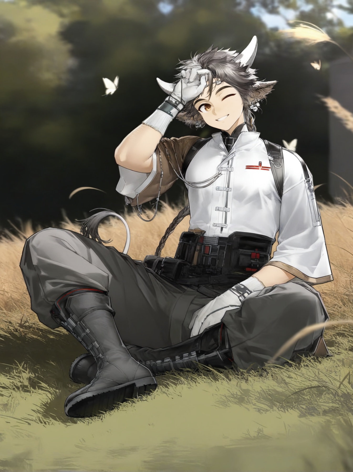 1boy,  wanqingyangguang,  wan qing \(arknights\) on Tensor.Art