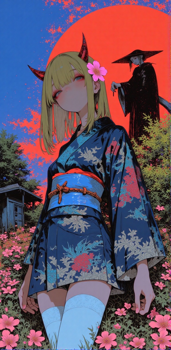 (Ultra-detailed digital art masterpiece,  retro 90s aesthetic,  inspired by Yoshiaki Kawajiri on Tensor.Art