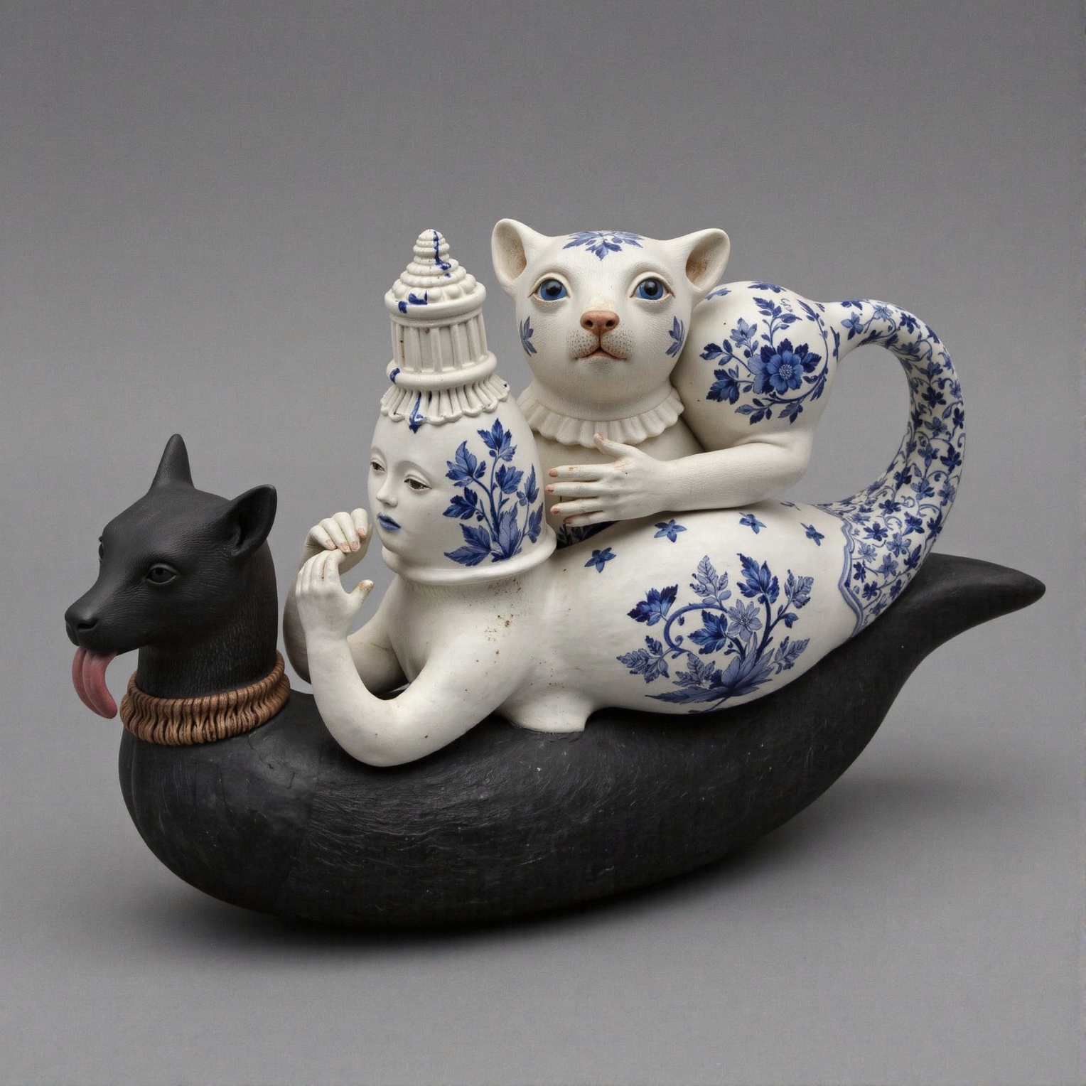 (((Overloaded))).,  ((porcelain)),  human-animal hybrid on Tensor.Art