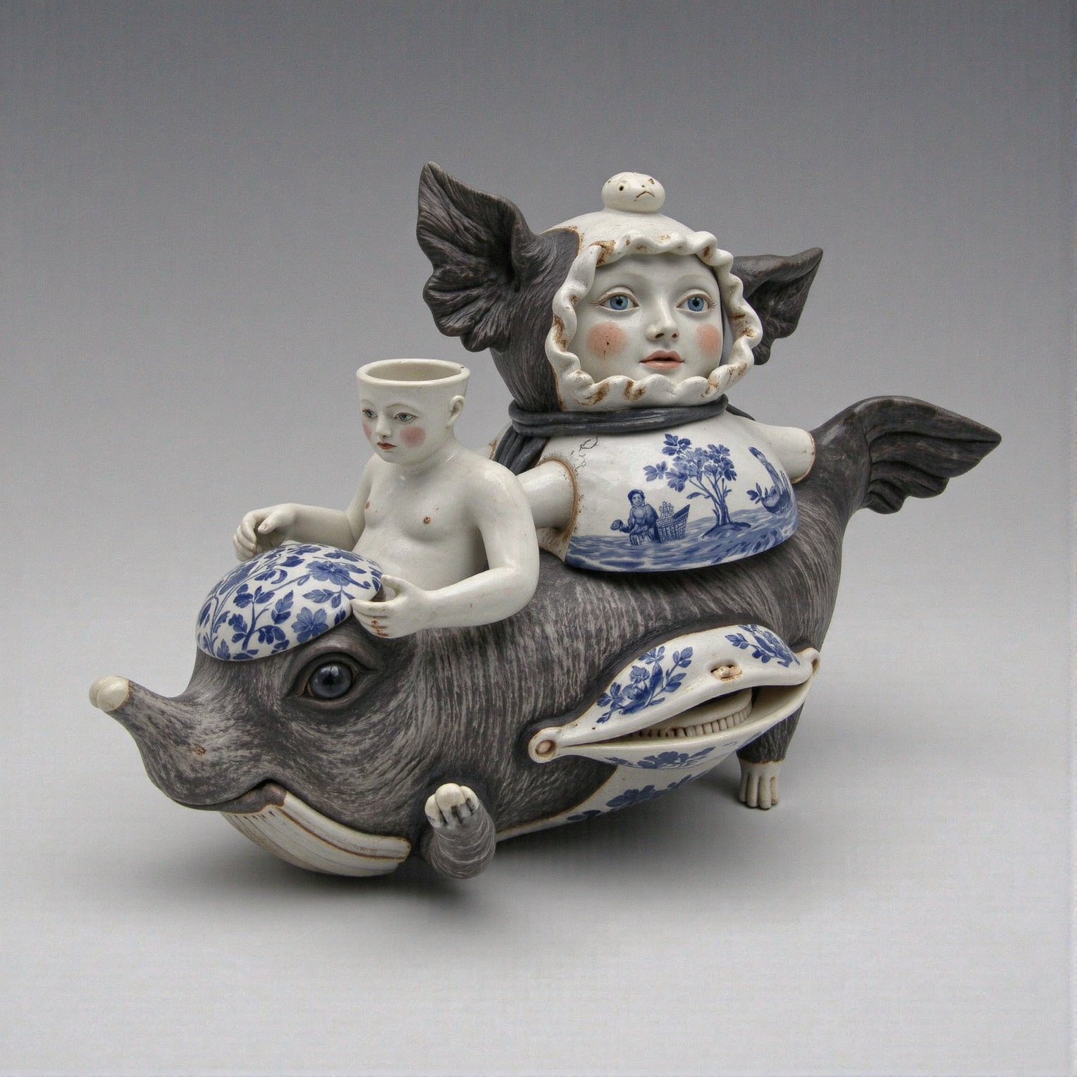 (((Overloaded))).,  ((porcelain)),  human-animal hybrid on Tensor.Art
