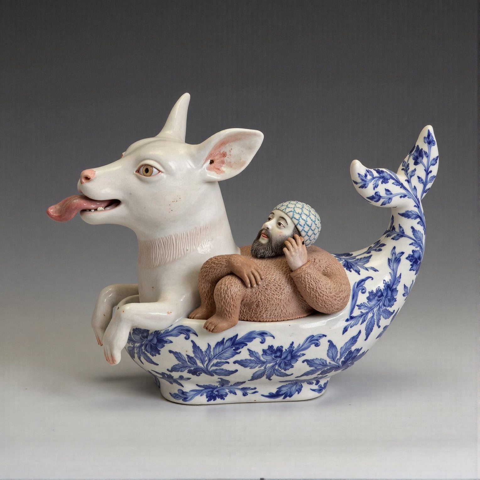 (((Overloaded))).,  ((porcelain)),  human-animal hybrid on Tensor.Art