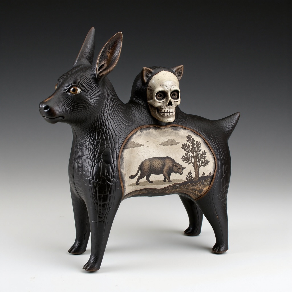 ((porcelain)),  Multi-layered ,  Black pottery on Tensor.Art
