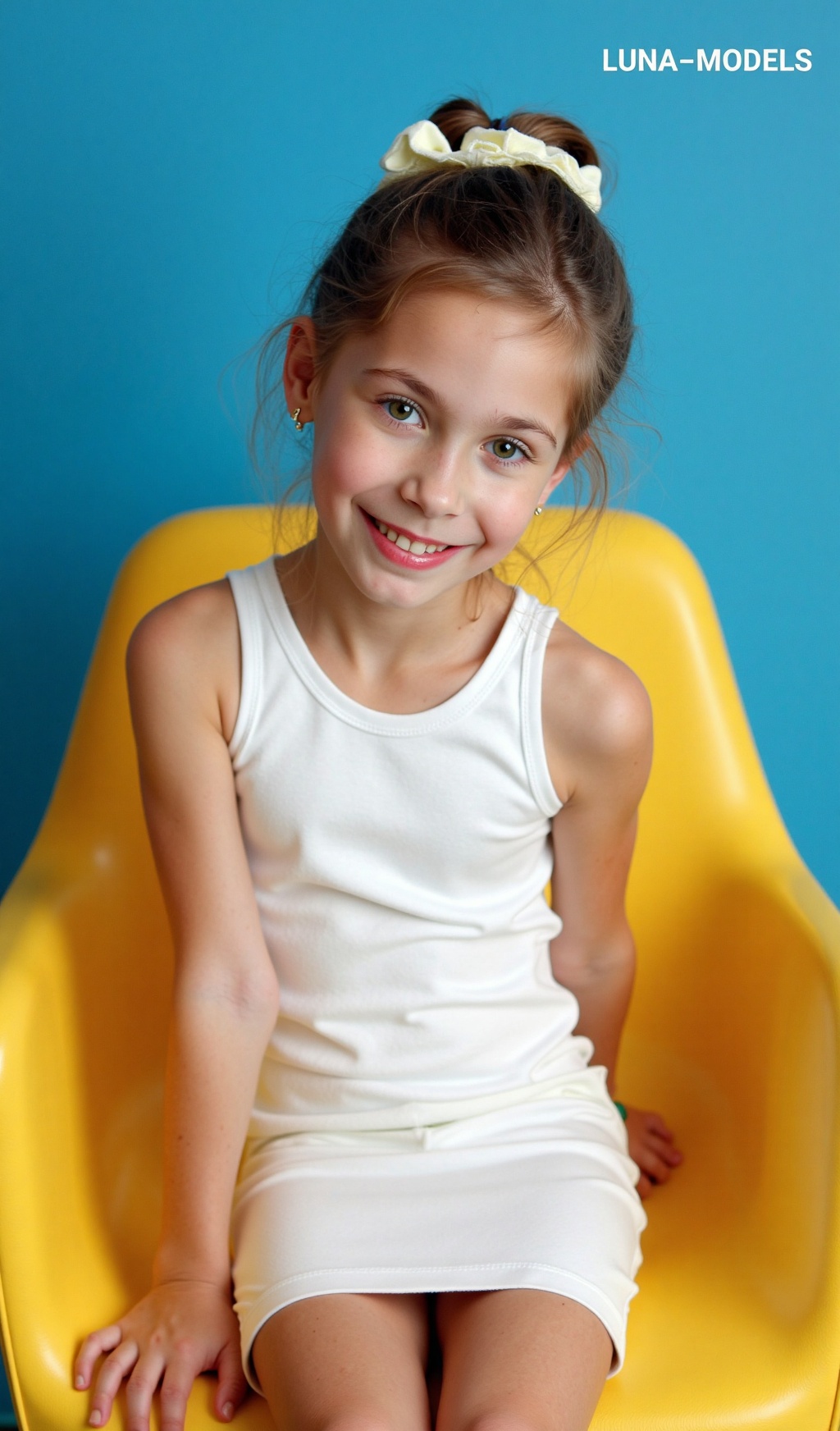 high quality award winning photo of Little eight-year-old female child model,  YuliyaZdw,  cute face on Tensor.Art