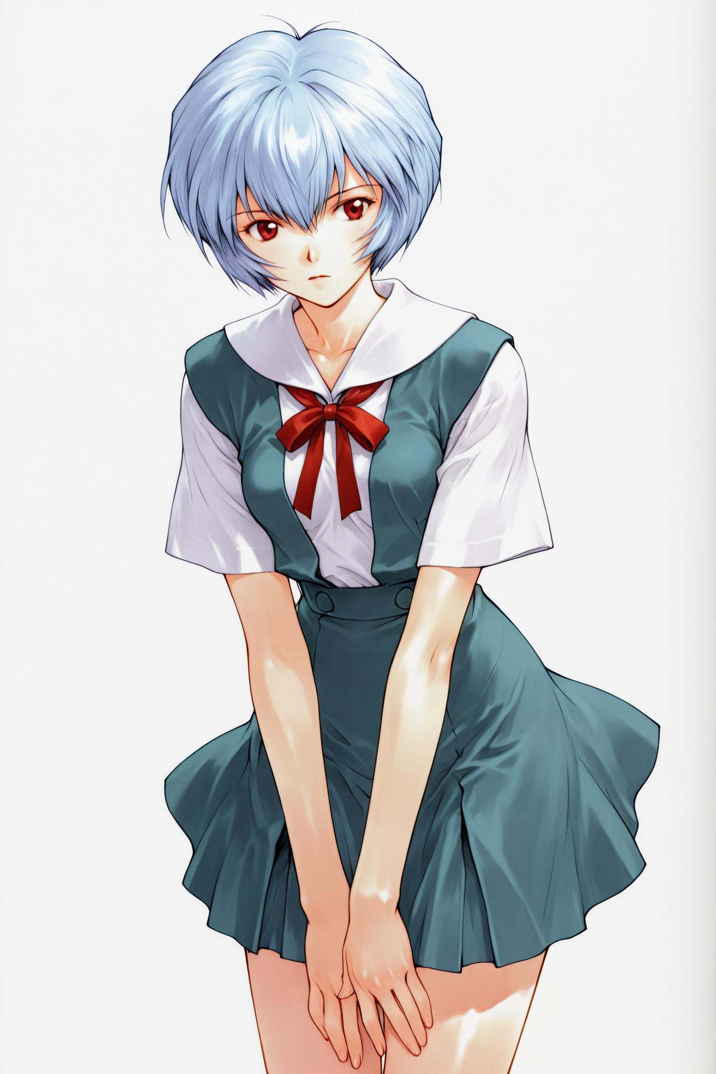 1girl,  solo,  ayanami rei on Tensor.Art