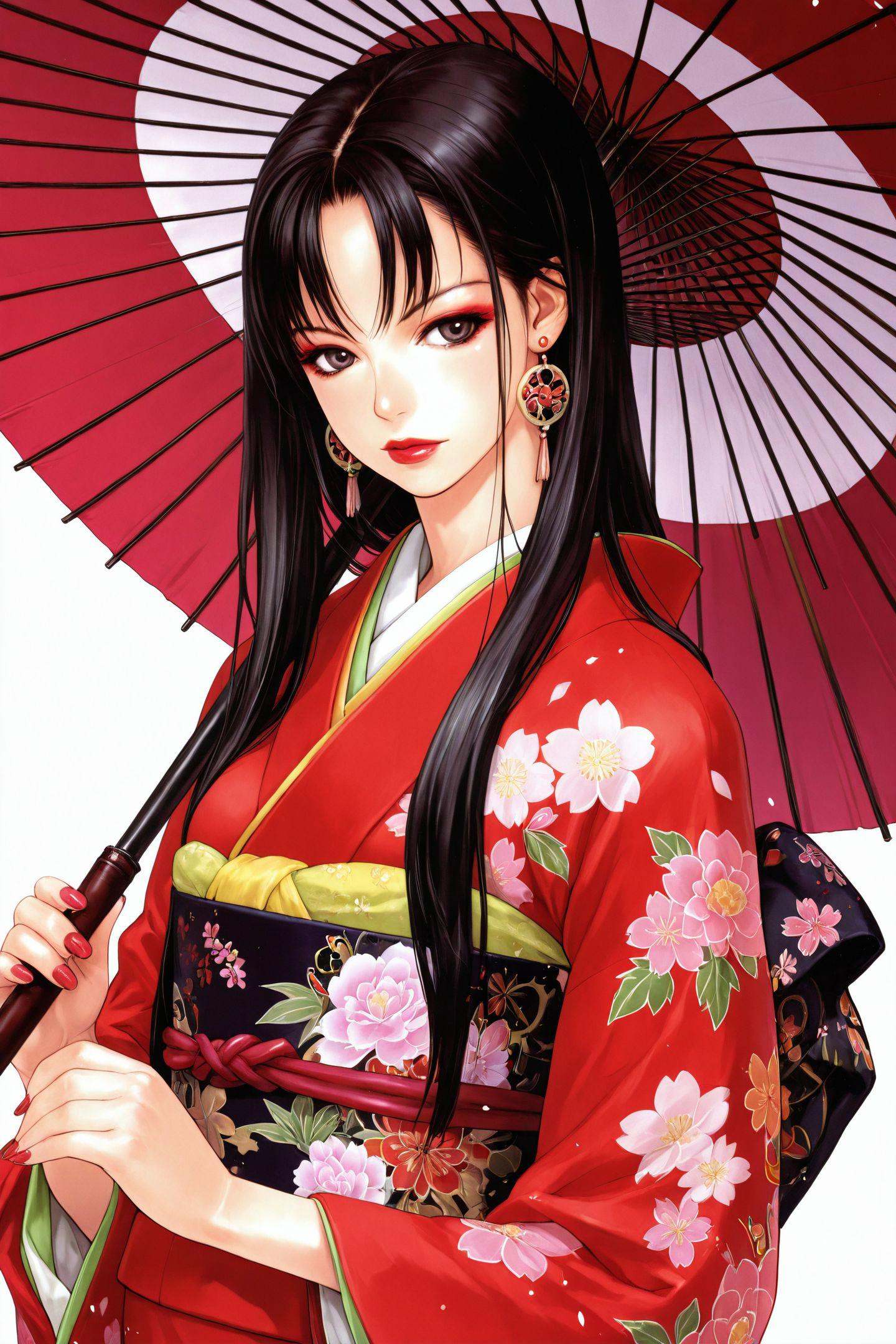 1girl,  solo,  japanese clothes on Tensor.Art