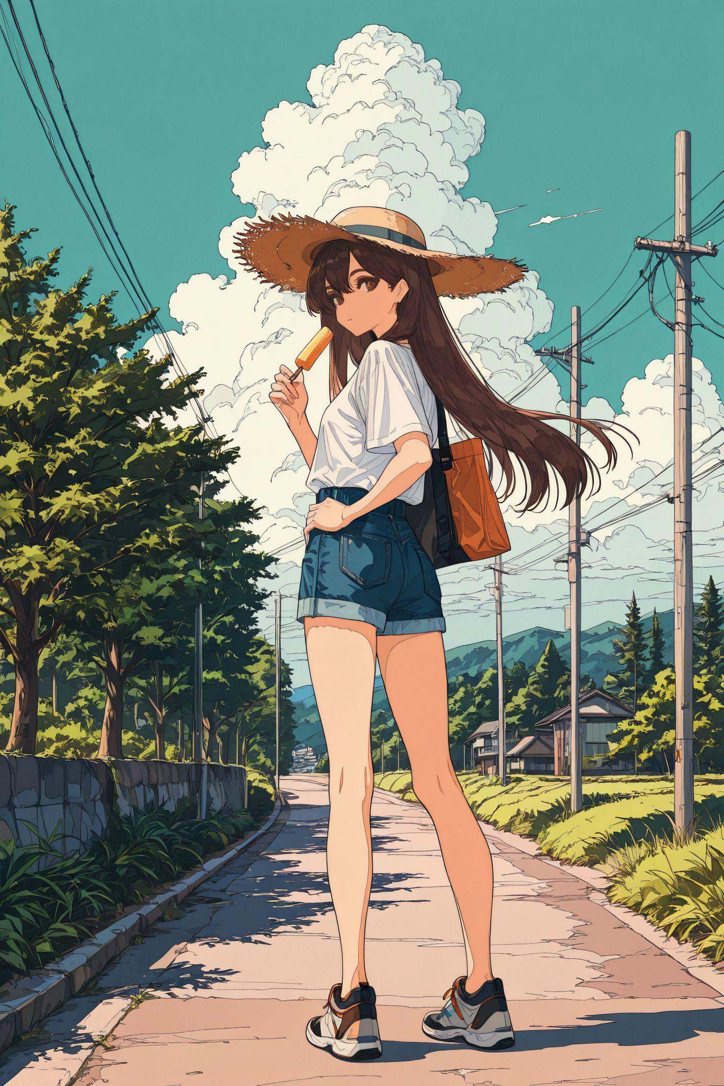 1girl,  outdoors,  solo on Tensor.Art