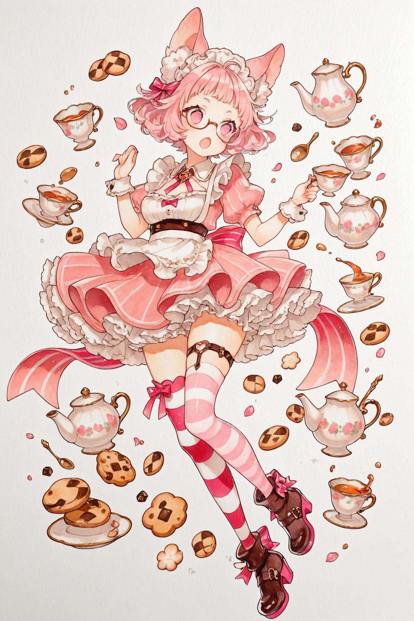 1girl,  thighhighs,  solo on Tensor.Art