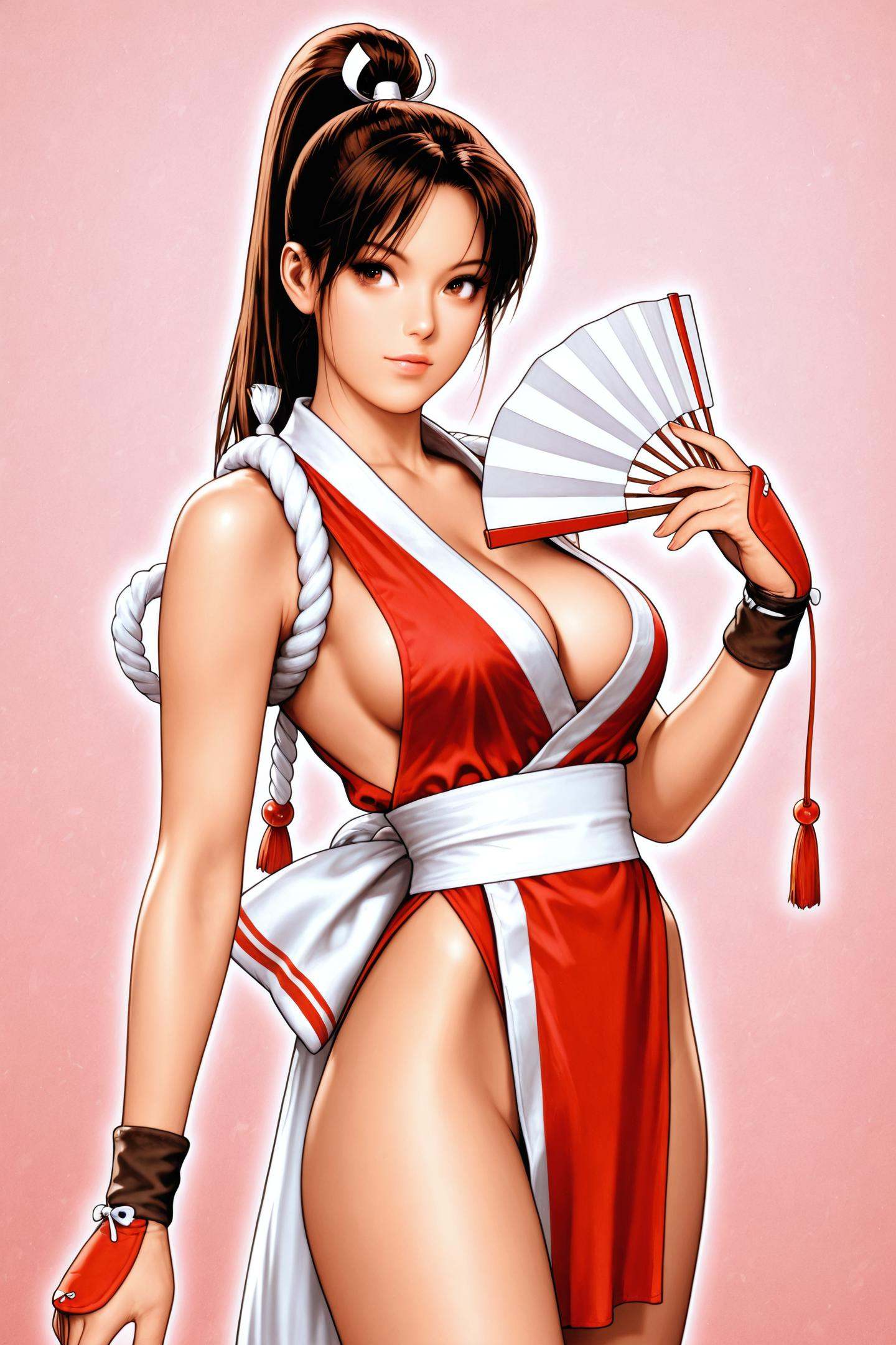 1girl,  solo,  shiranui mai on Tensor.Art