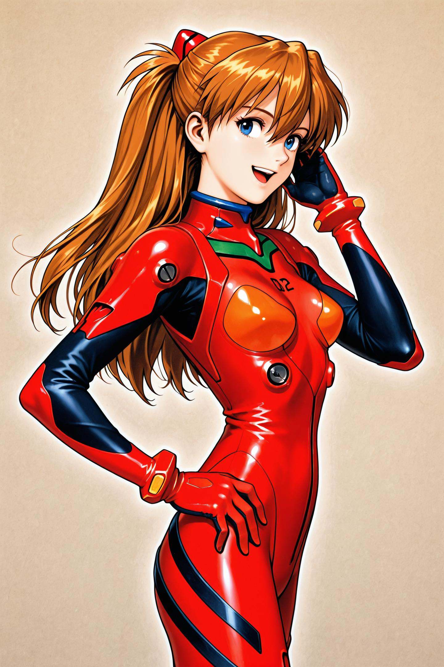1girl,  long hair,  plugsuit on Tensor.Art