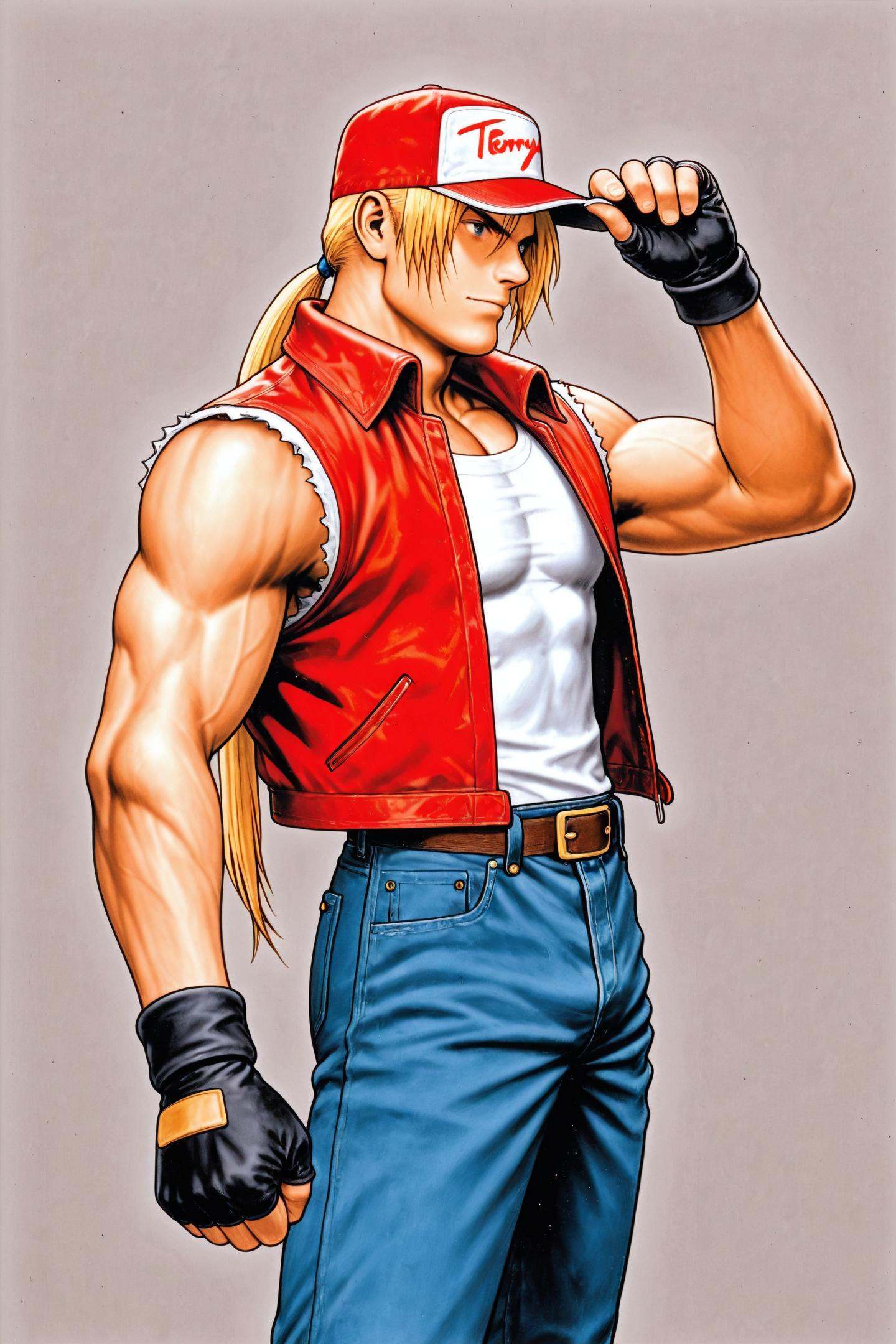 Terry Bogard,  solo,  1boy on Tensor.Art