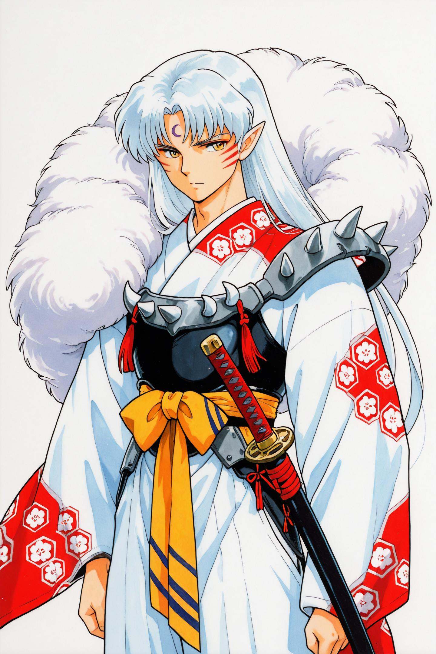 Sesshoumaru,  1boy,  long hair on Tensor.Art