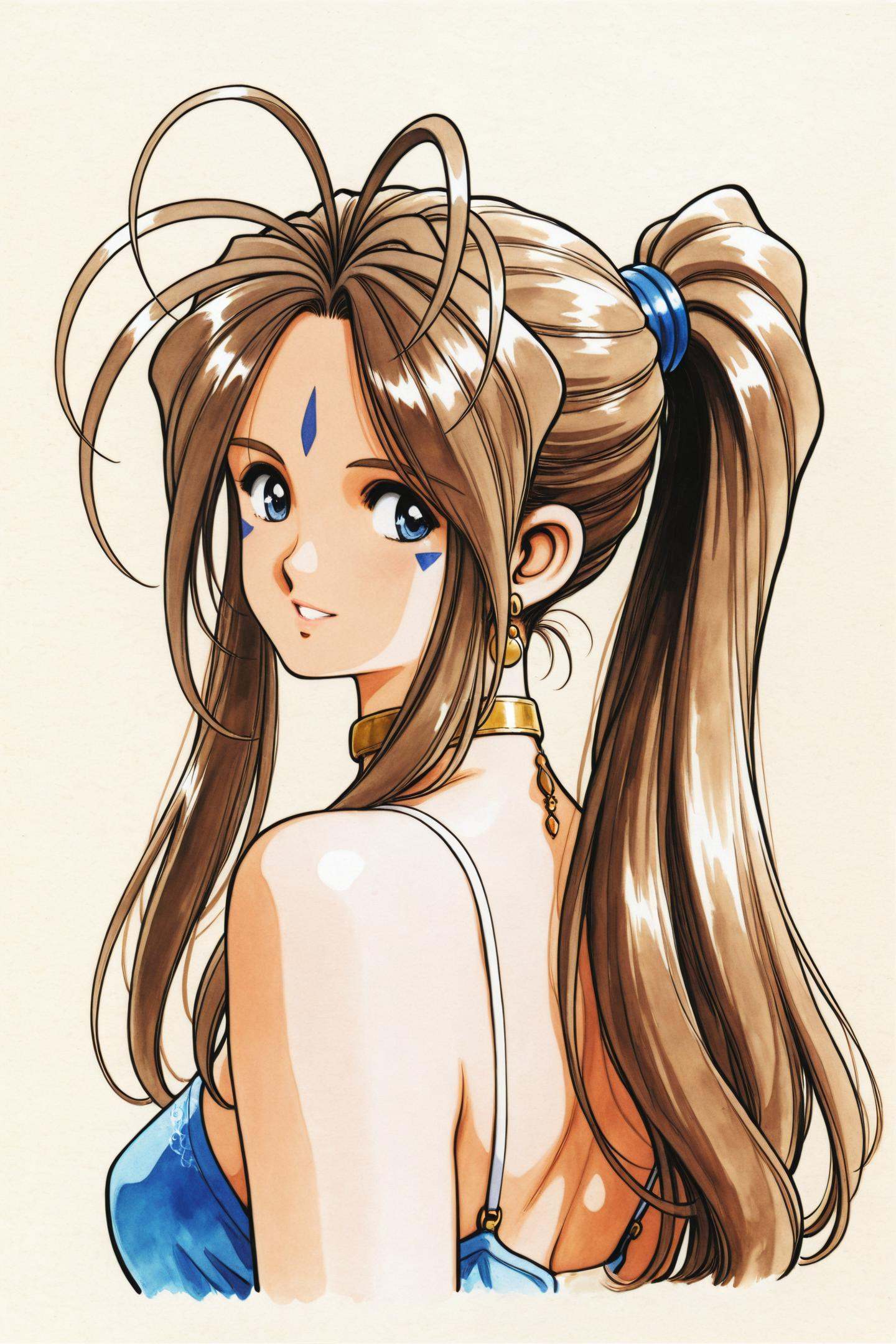 Belldandy,  1girl,  solo on Tensor.Art