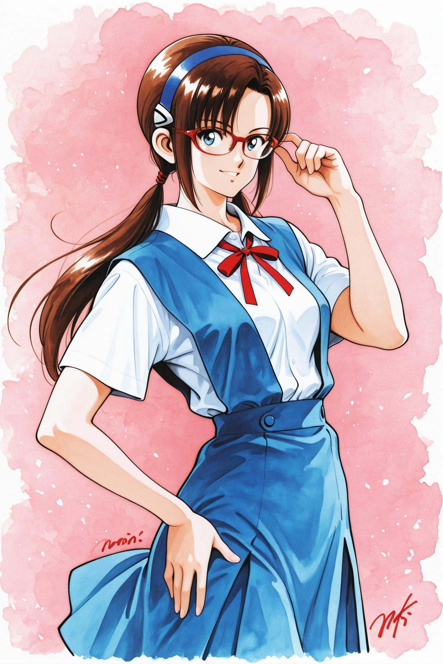 1girl,  makinami mari illustrious,  solo on Tensor.Art