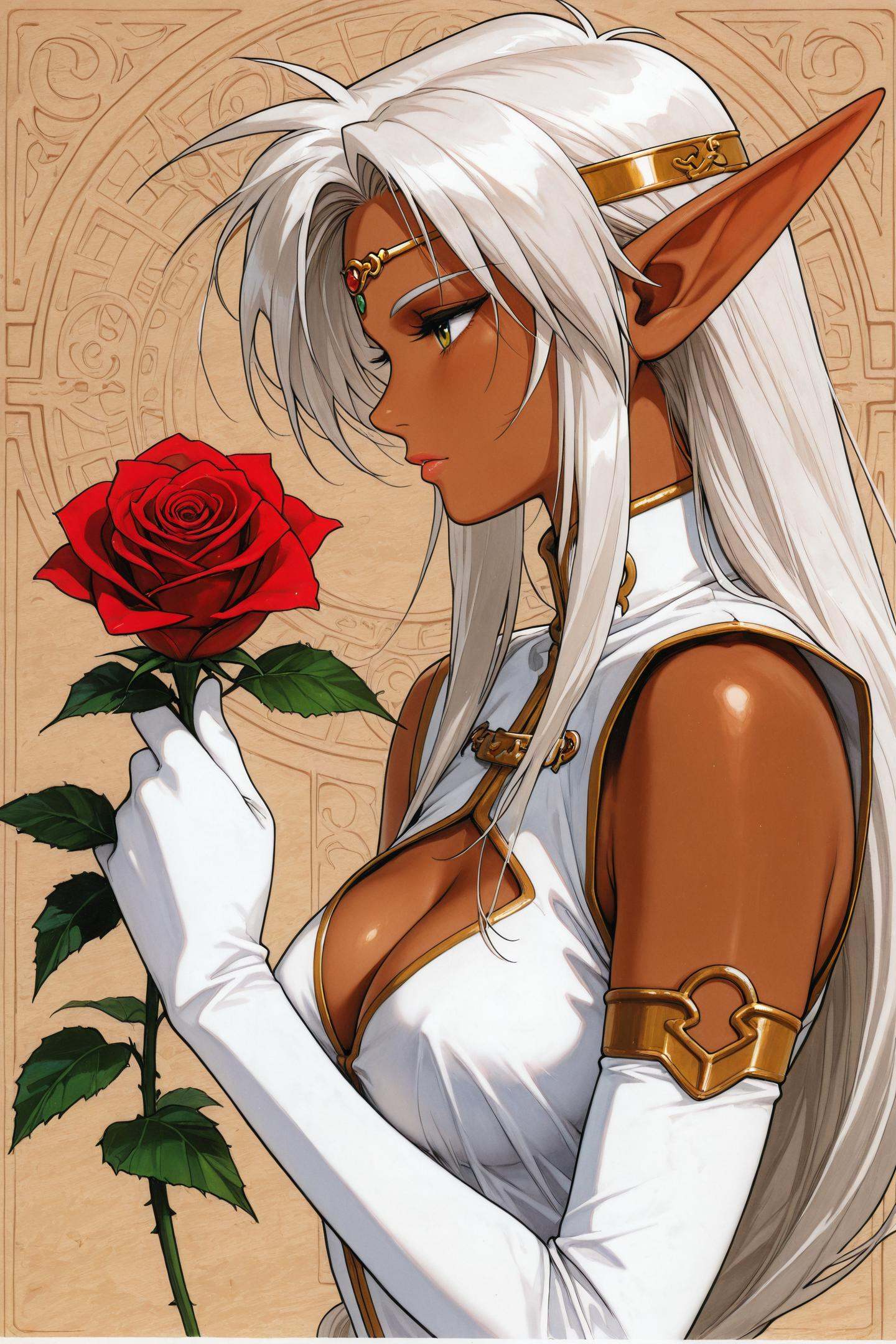 1girl,  Pirotess,  elf on Tensor.Art
