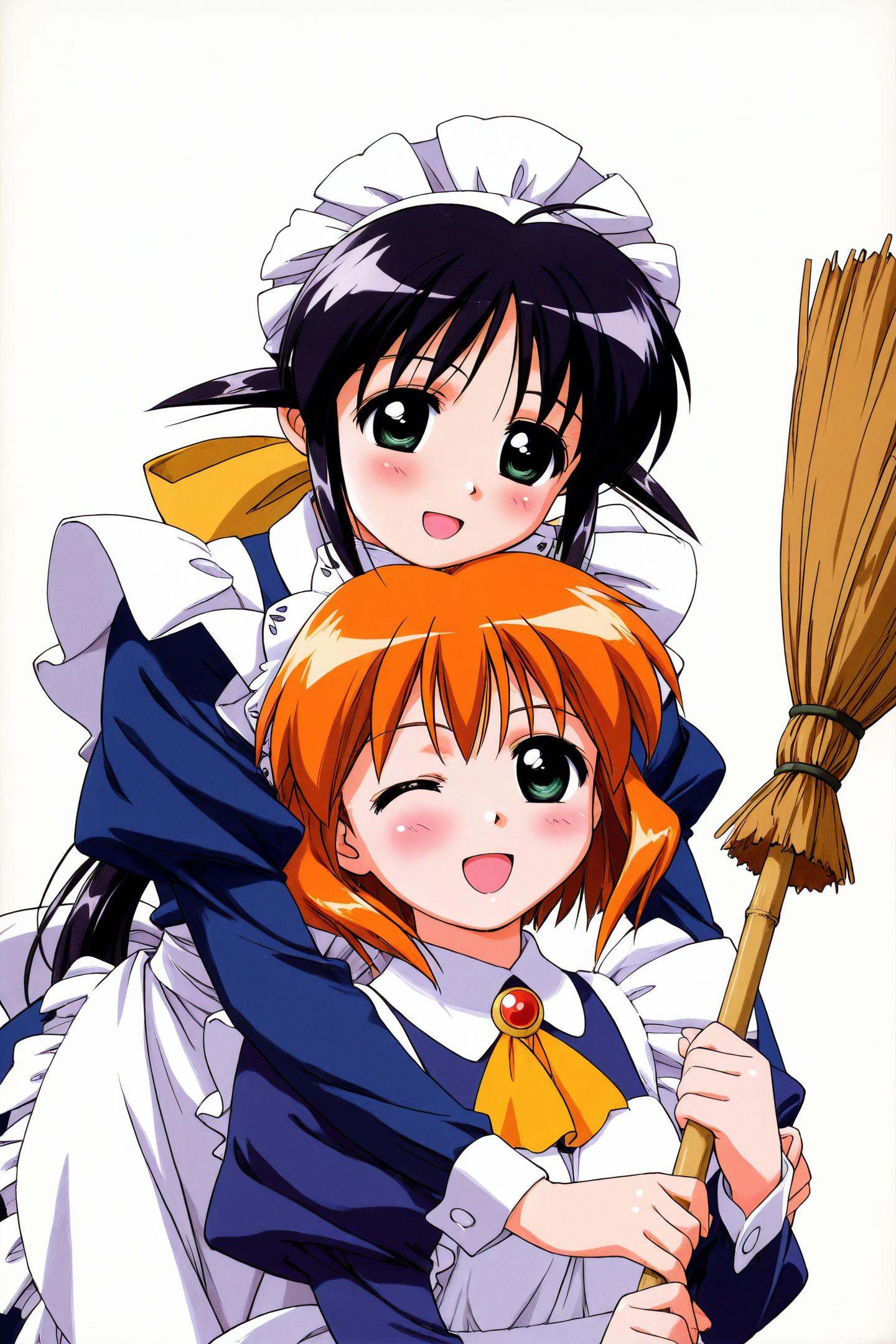 2girls,  Ando Mahoro,  Andou Minawa on Tensor.Art