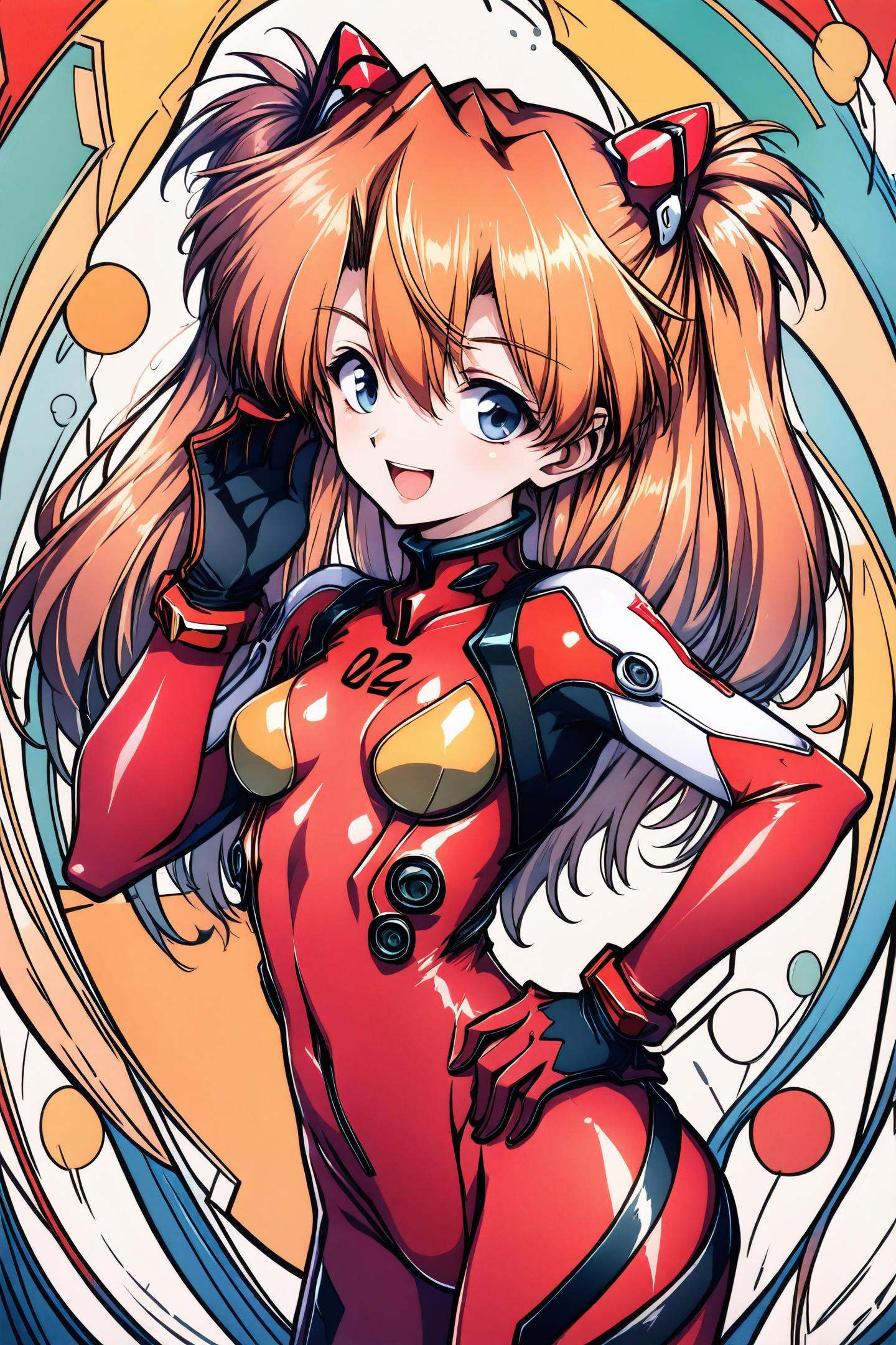 1girl,  long hair,  plugsuit on Tensor.Art