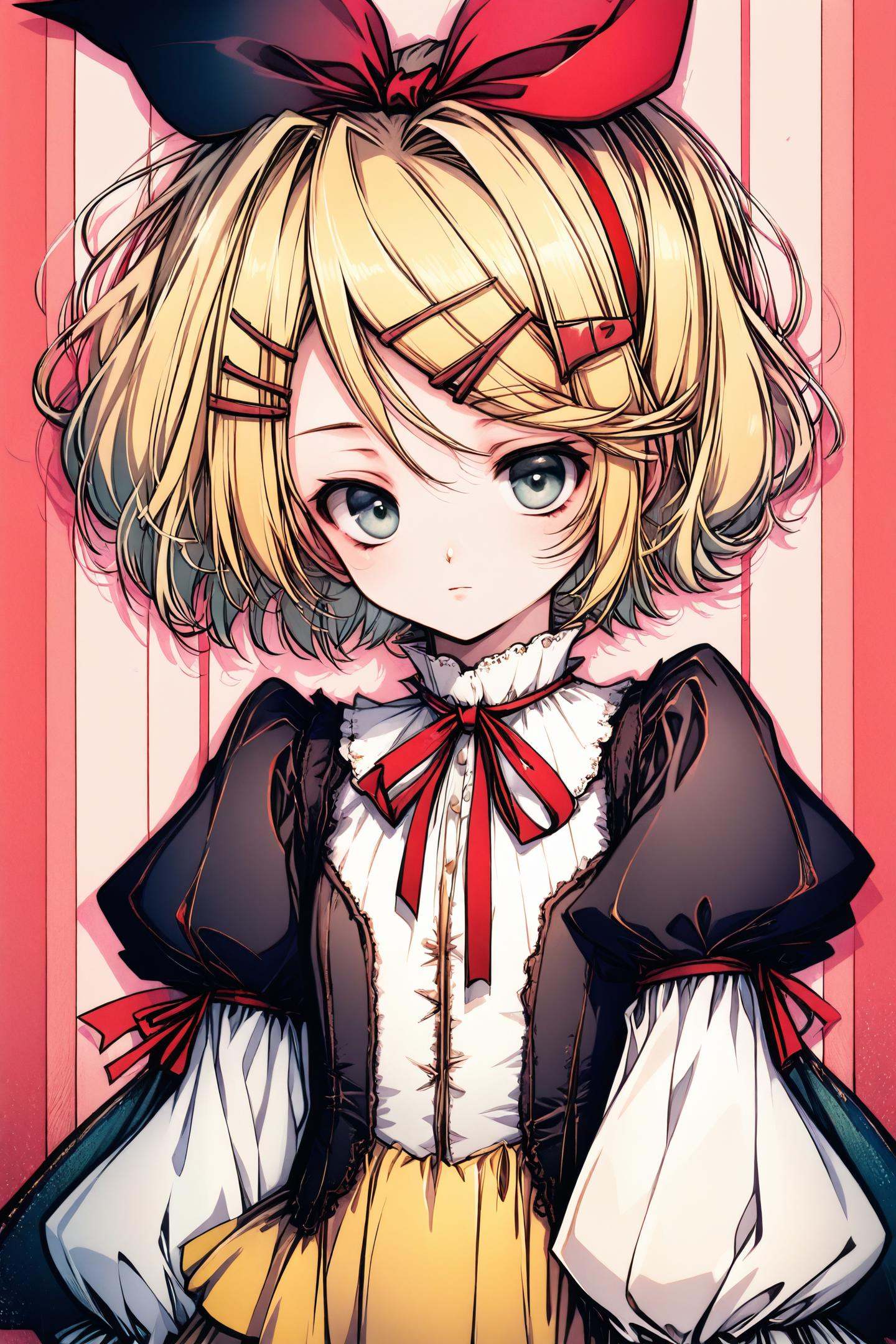 1girl,  solo,  kagamine rin on Tensor.Art