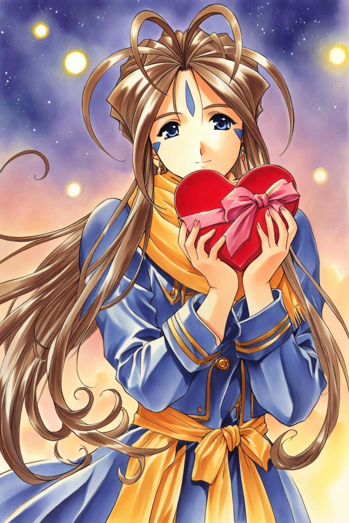 Belldandy,  1girl,  solo on Tensor.Art