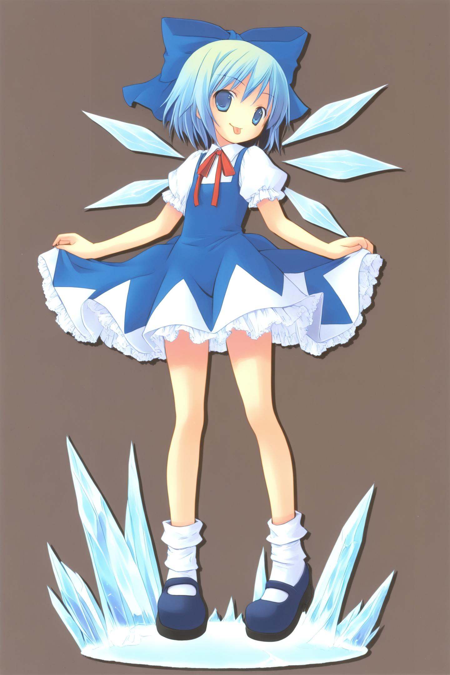 1girl,  solo,  cirno on Tensor.Art