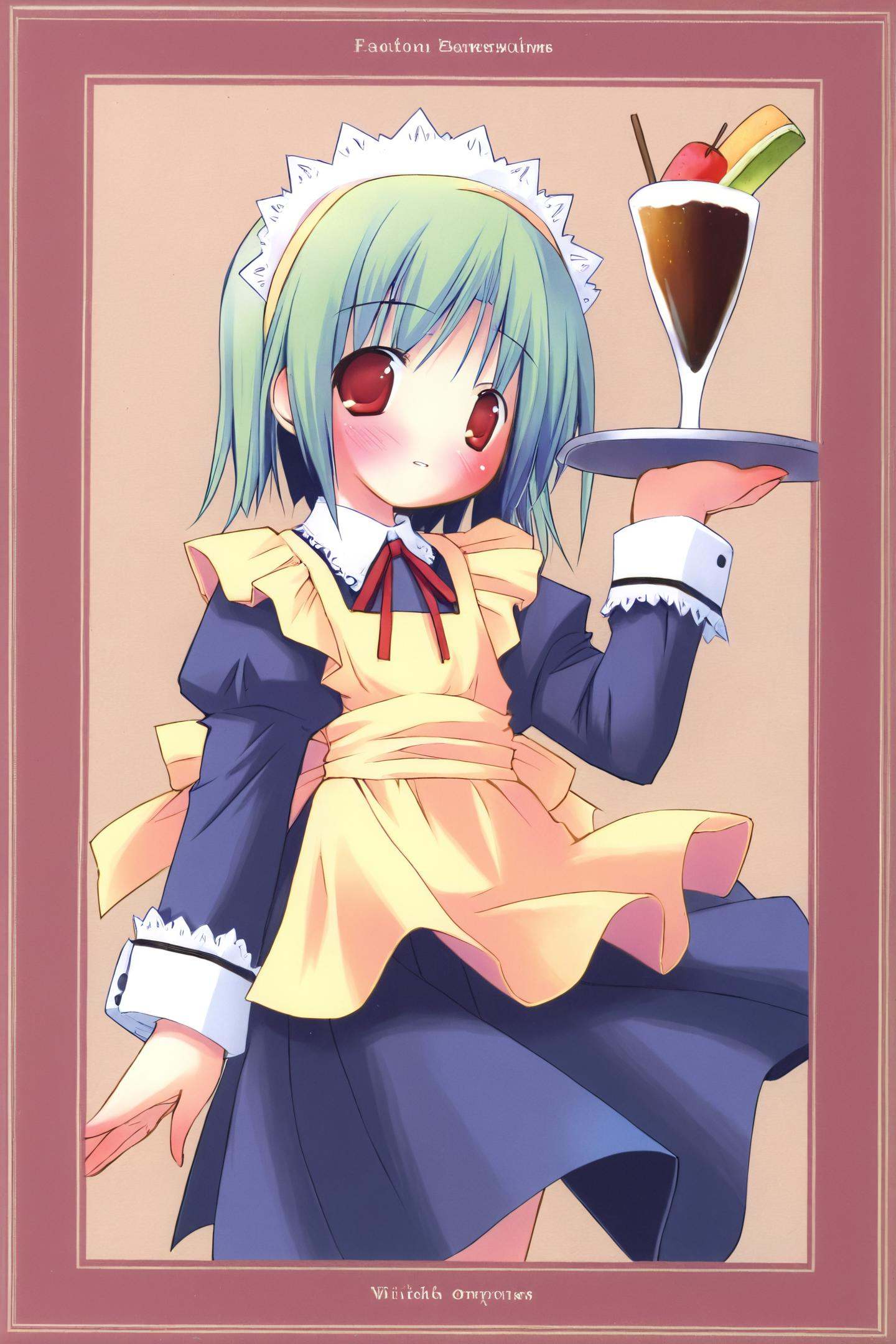 1girl,  solo,  maid on Tensor.Art