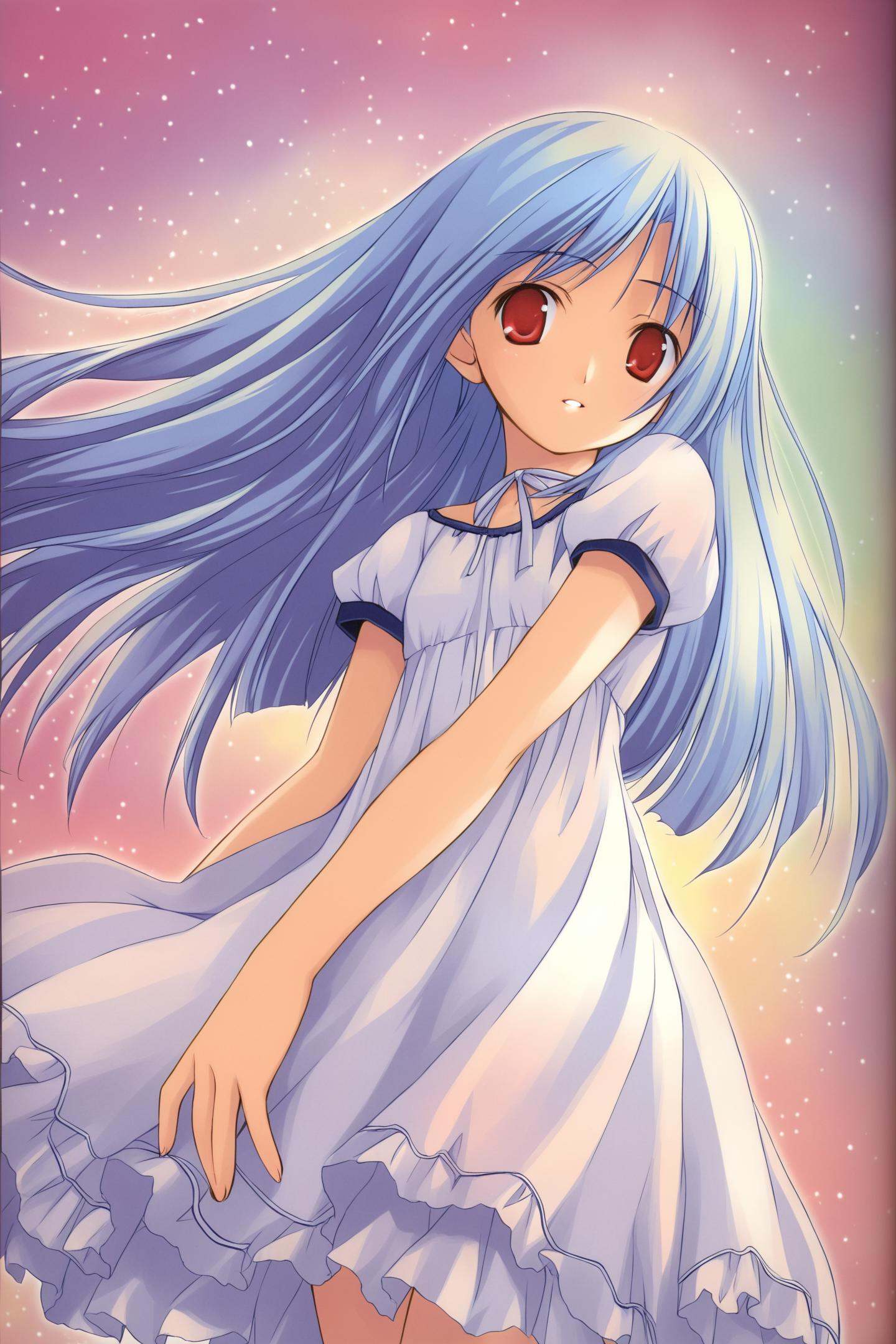 1girl,  solo,  blue hair on Tensor.Art