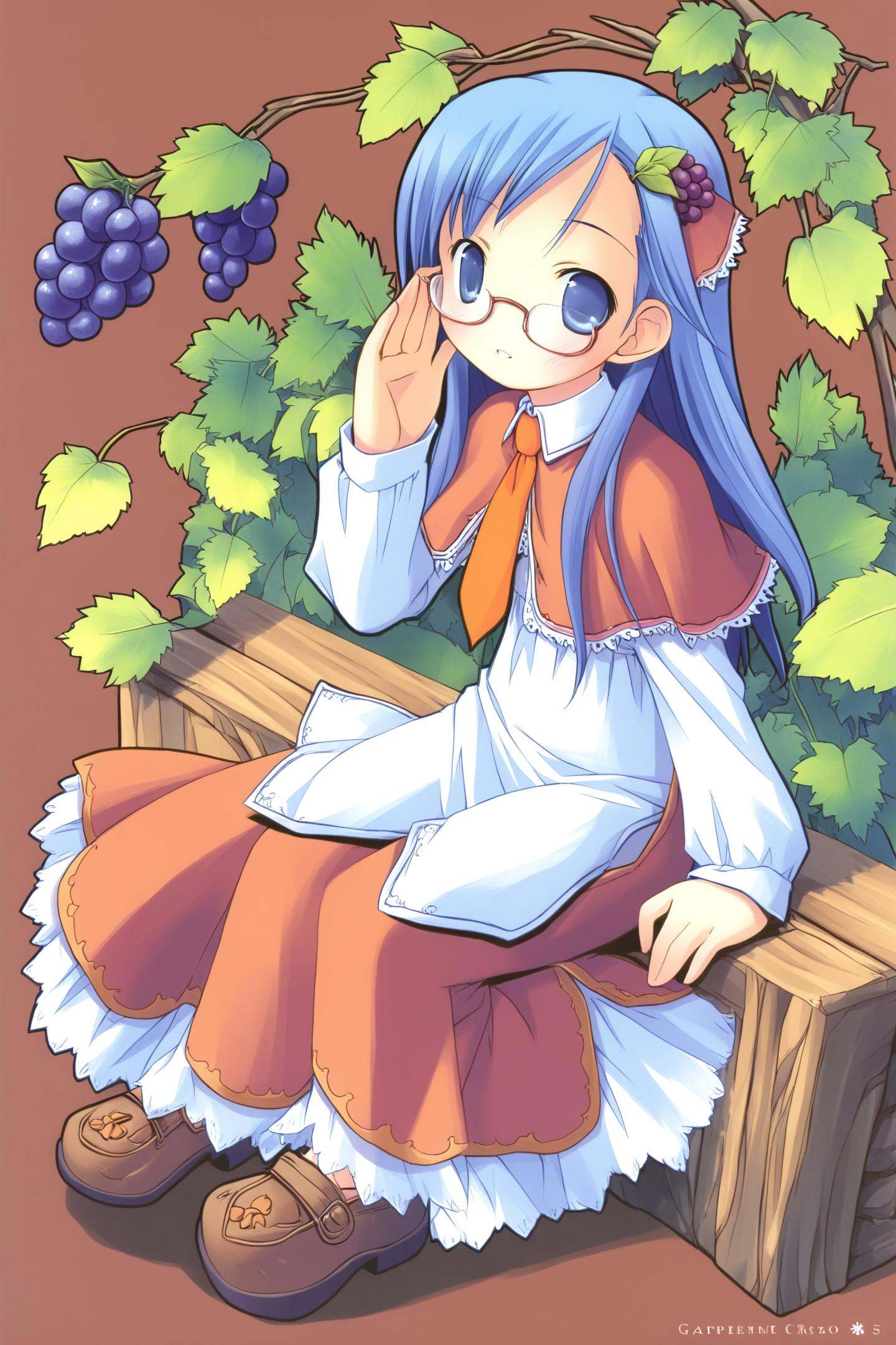 1girl,  solo,  glasses on Tensor.Art