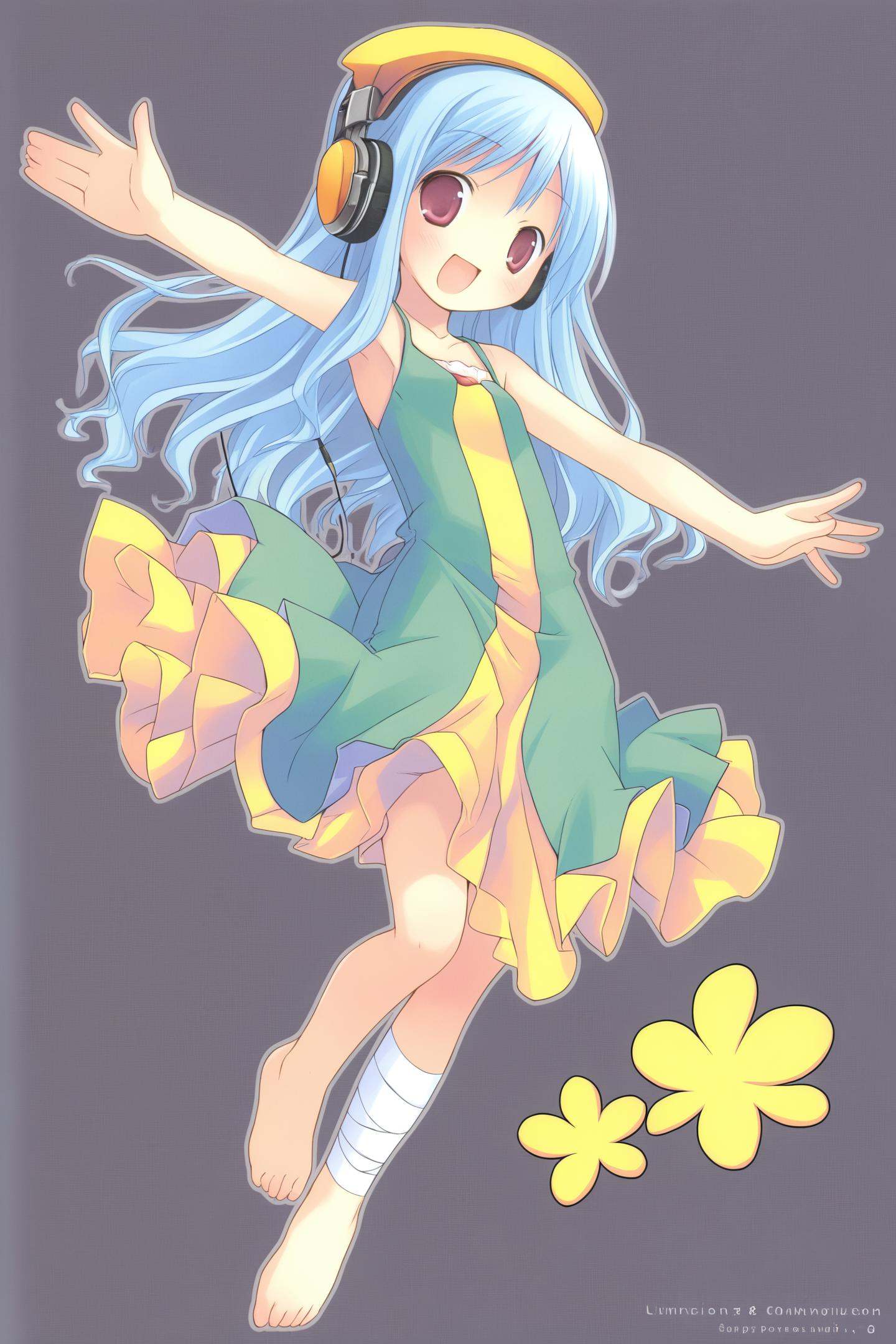 solo,  1girl,  barefoot on Tensor.Art