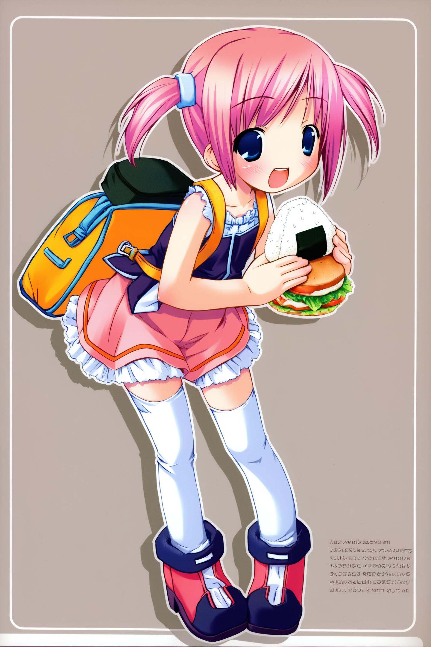 1girl,  solo,  thighhighs on Tensor.Art